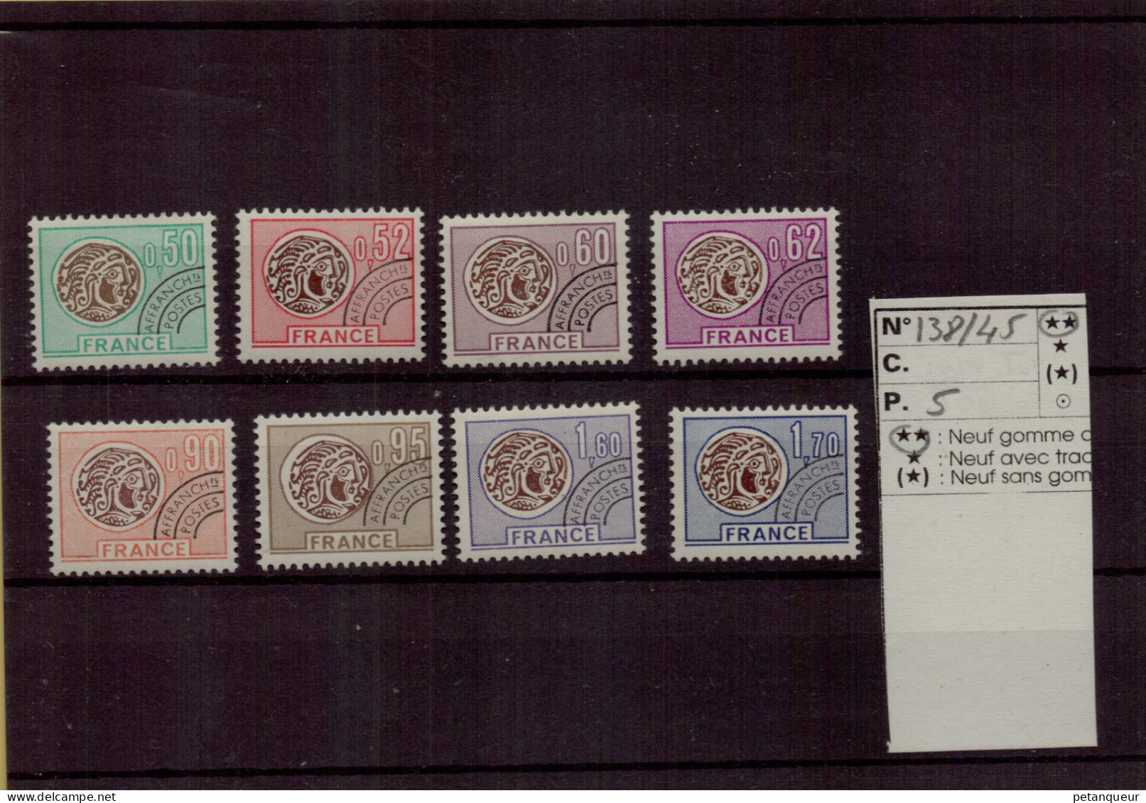 PREOBLITERE N° 138/45  MNH - 1964-1988