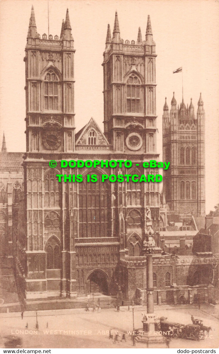 R540687 London. Westminster Abbey. West Front. J. J. Corbyn - Sonstige & Ohne Zuordnung