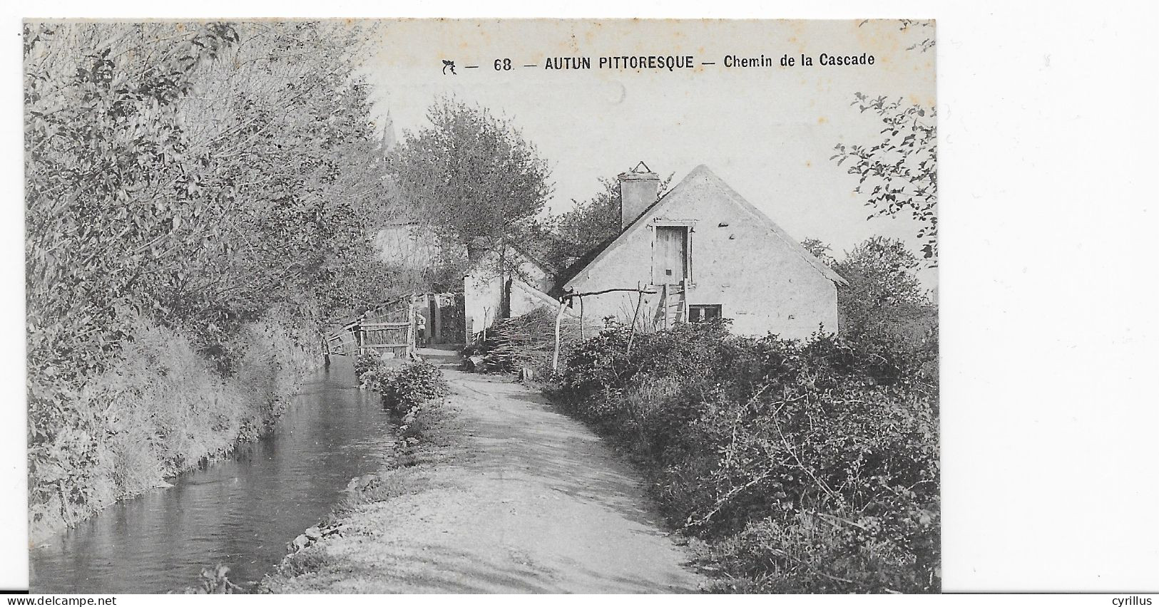 71 - AUTUN PITTORESQUE - Chemin De La Cascade - Autun