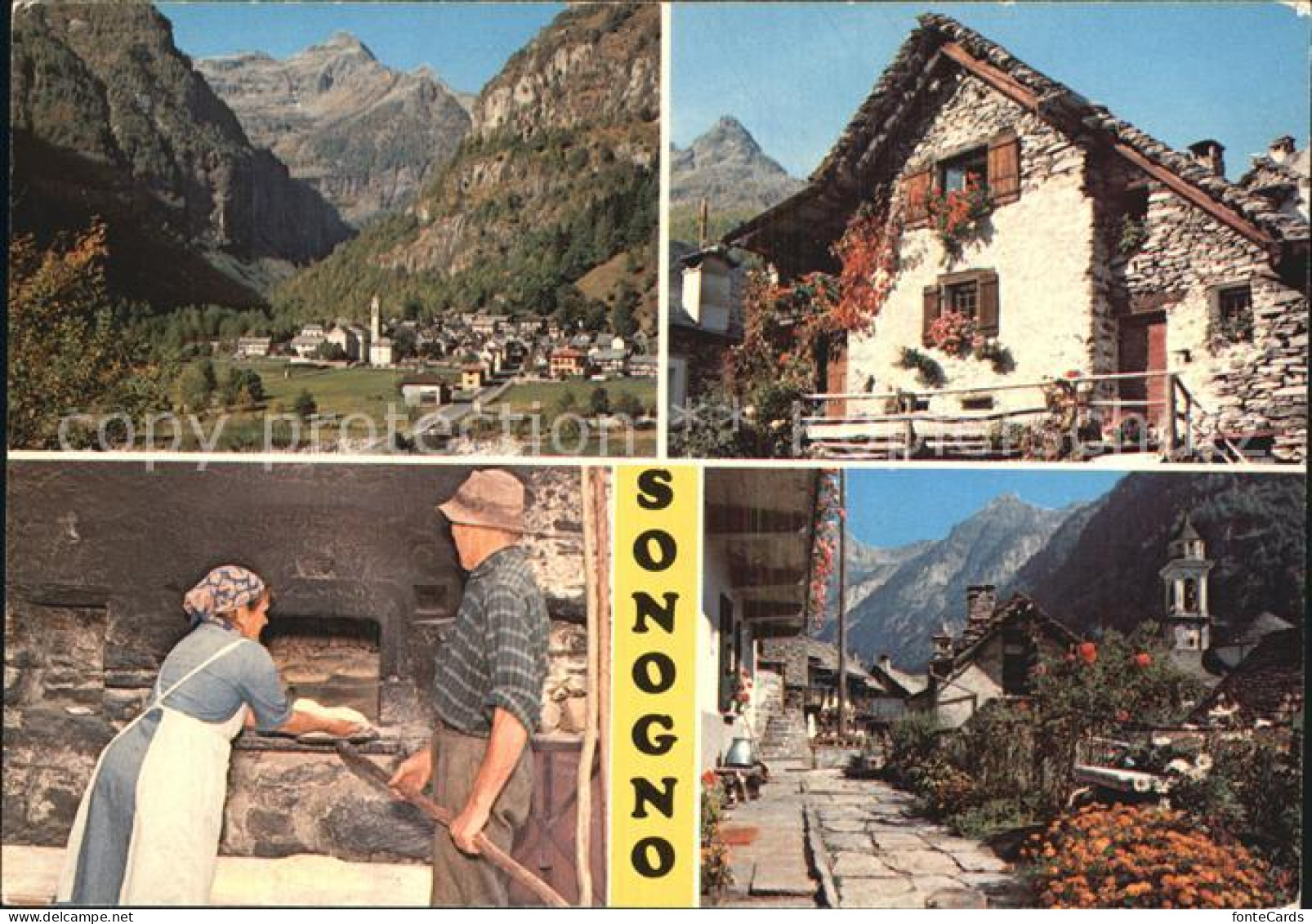 12614630 Sonogno Ortsblick Dorfmotive Sonogno - Andere & Zonder Classificatie