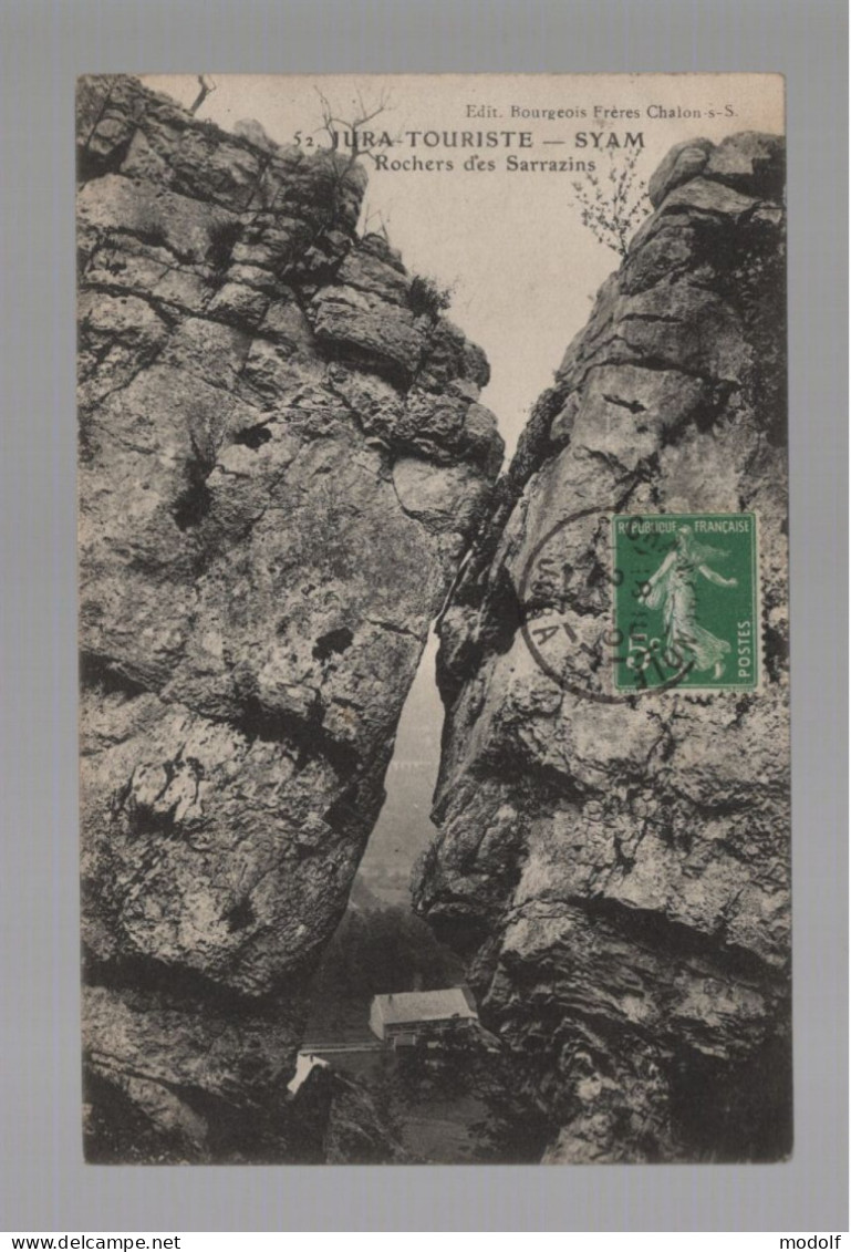 CPA - 39 - Jura-Tourisme - Syam - Rochers Des Sarrazins - Circulée - Autres & Non Classés