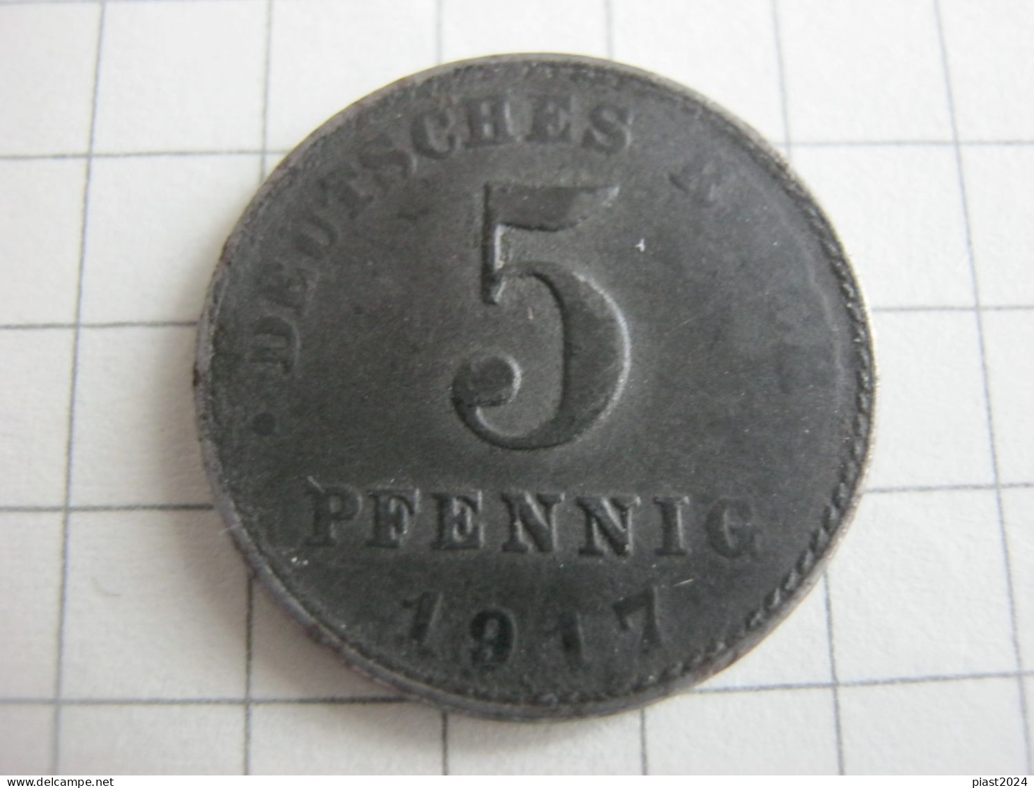 Germany 5 Pfennig 1917 A - 5 Pfennig