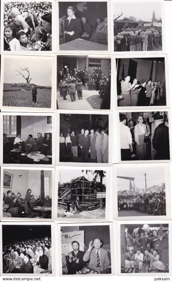 220 photos & cpa de la Collection M. NER au Nord VIETNAM en 1955 avec Ho Chi Minh Communisme en Indochine