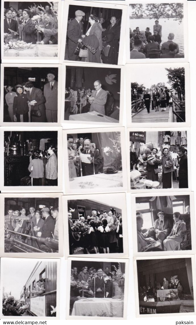 220 photos & cpa de la Collection M. NER au Nord VIETNAM en 1955 avec Ho Chi Minh Communisme en Indochine