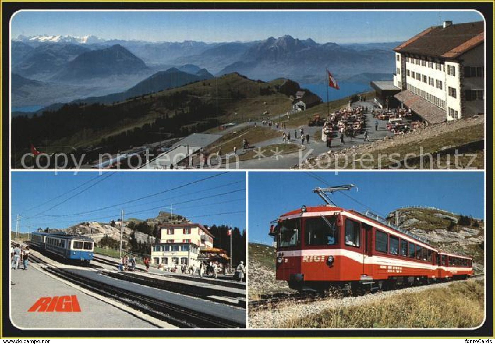 12614274 Rigi Kulm Bergbahn Rigi Kulm - Andere & Zonder Classificatie