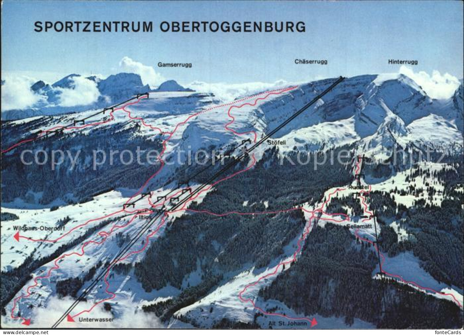 12614198 Obertoggenburg Skigebiet Wildhaus - Autres & Non Classés