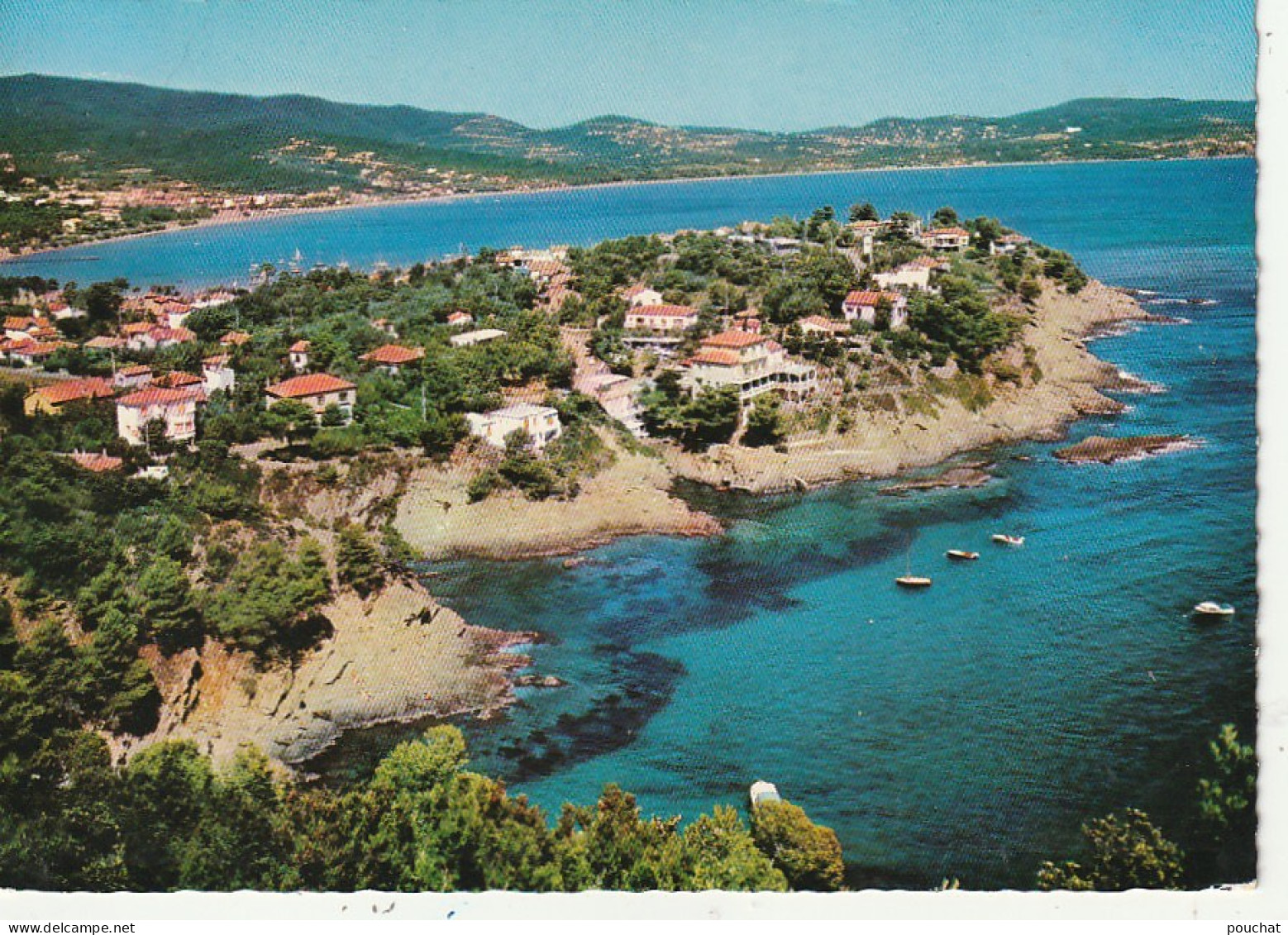 KO 21-(83) CAVALAIRE SUR MER - LE CAP ET VUE SUR CROIX VALMER - CARTE COULEURS - 2 SCANS  - Cavalaire-sur-Mer