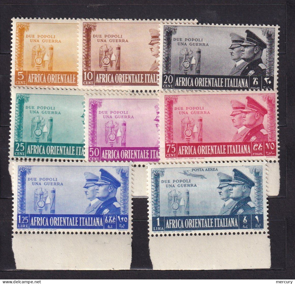 AFRIQUE ORIENTALE ITALIENNE - Hitler Et Mussolini TTB - Italienisch Ost-Afrika