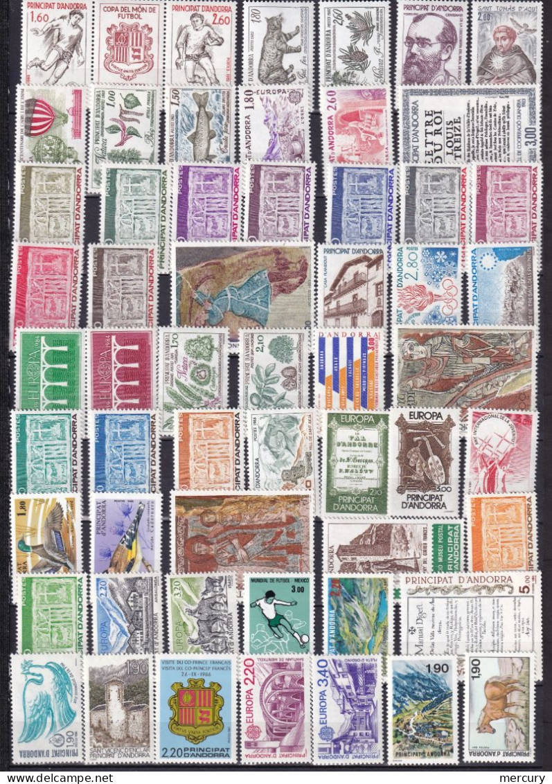 ANDORRE - Collection Entre 1963 Et 1988 Neuve TTB à Petit Prix: 1/6 - 3 Scans - Colecciones