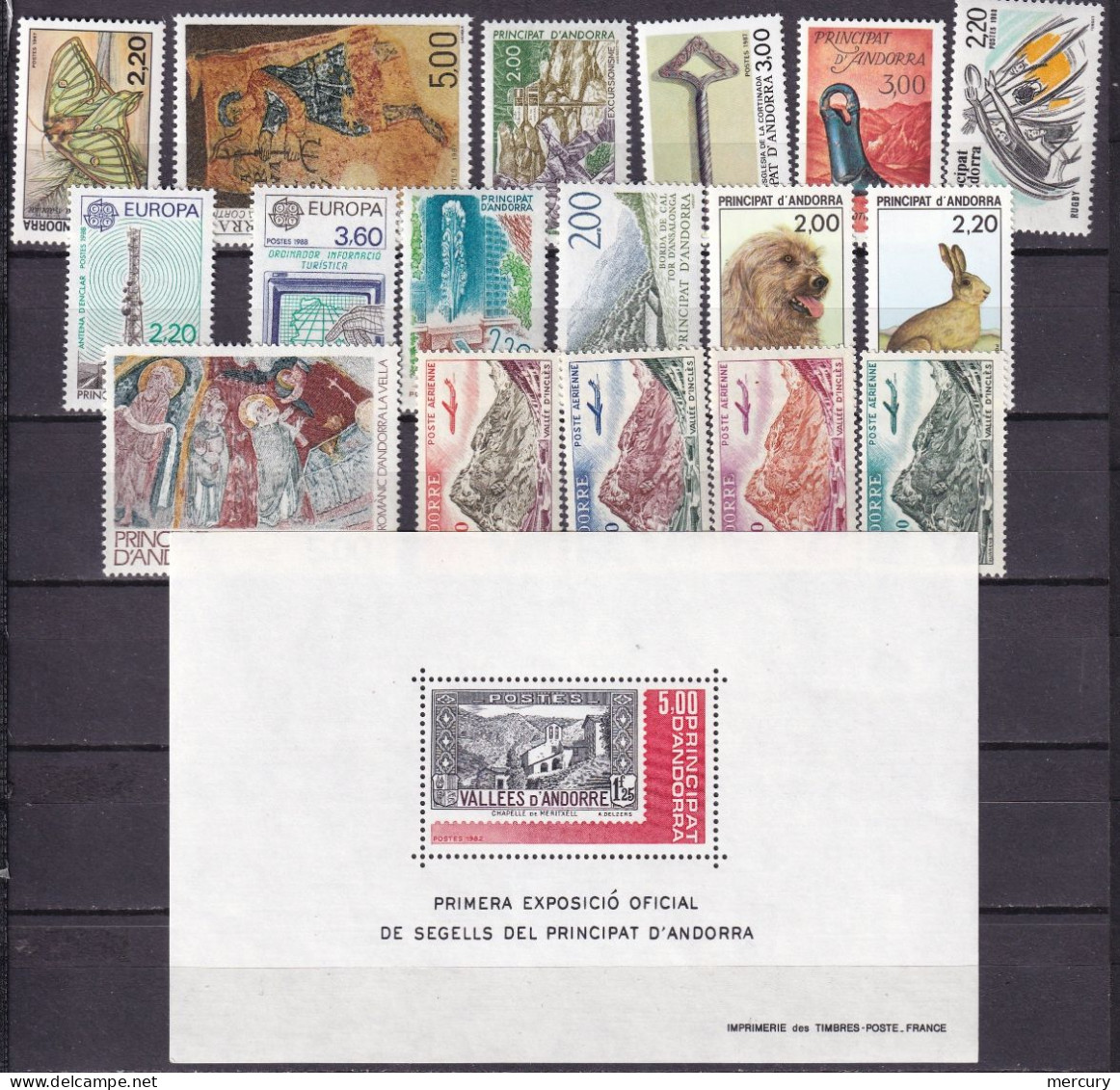 ANDORRE - Collection Entre 1963 Et 1988 Neuve TTB à Petit Prix: 1/6 - 3 Scans - Collections