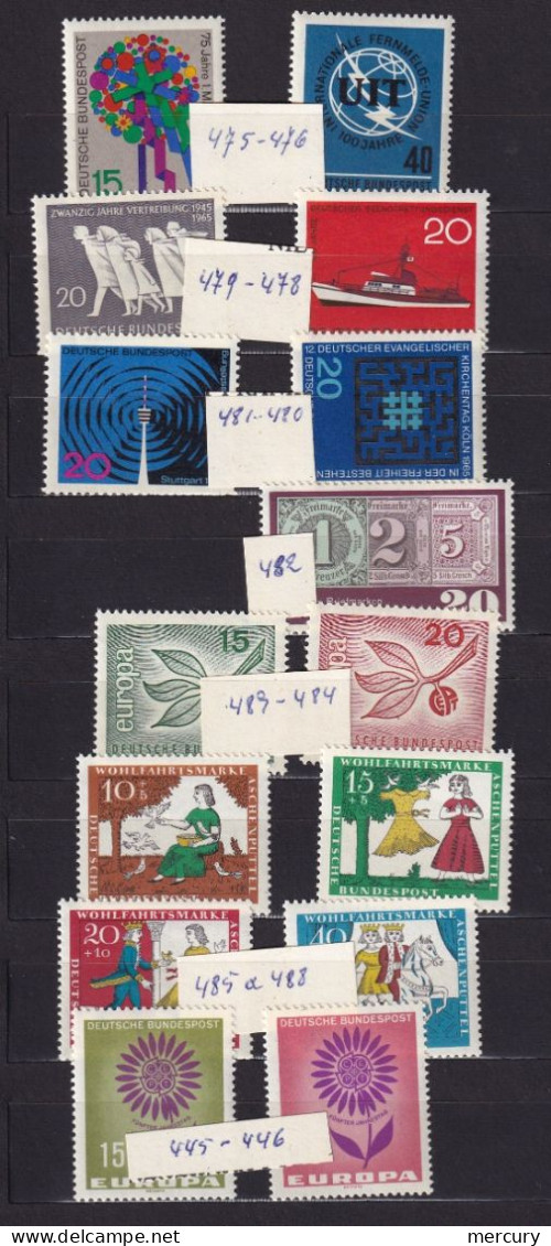 RFA - Bon Lot De 1949 à 1964 à Petit Prix TTB - 6 Scans - Ungebraucht