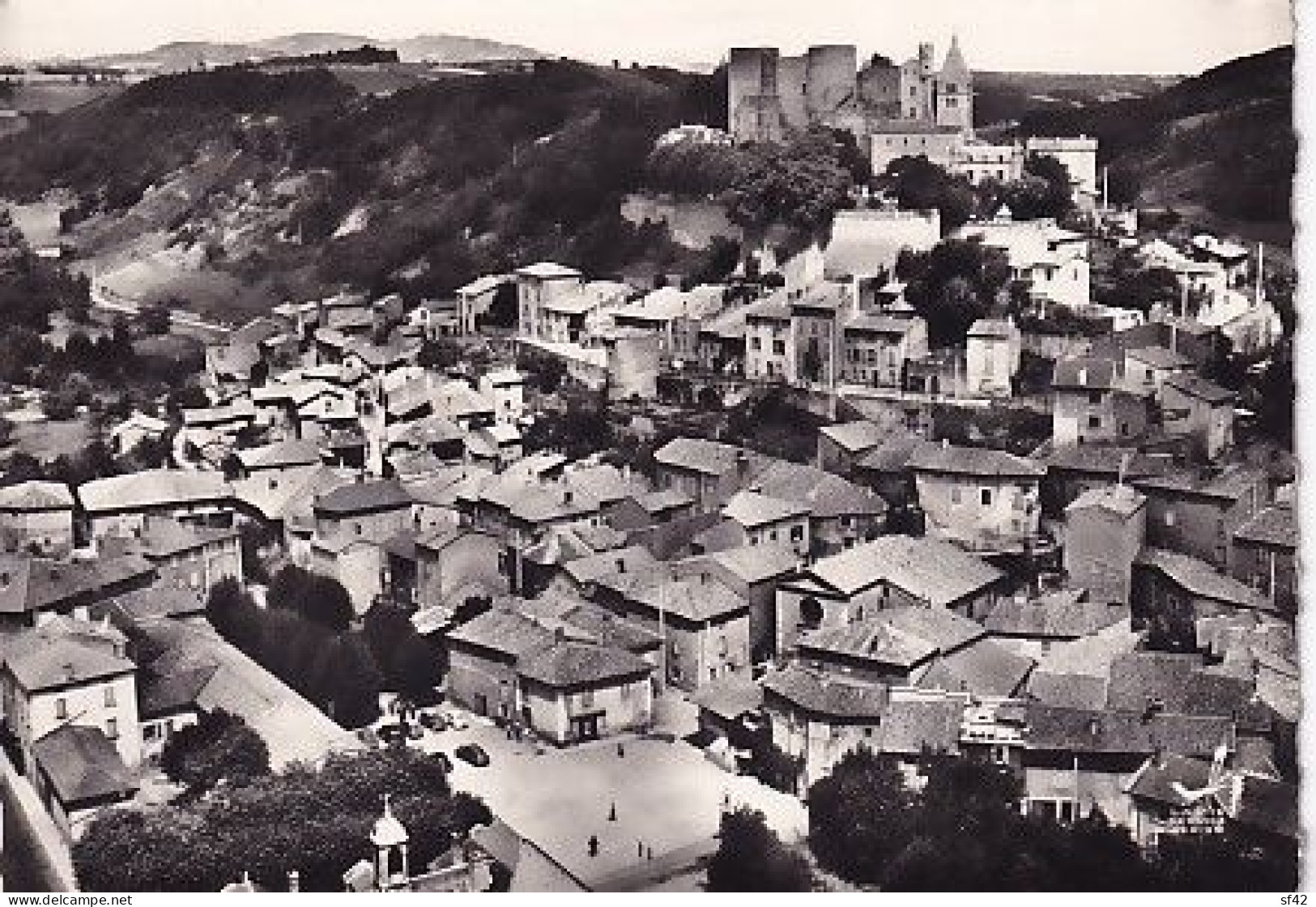 EN AVION AU DESSUS DE....    CHATILLON D AZERGUES           Vue Générale  4 - Andere & Zonder Classificatie