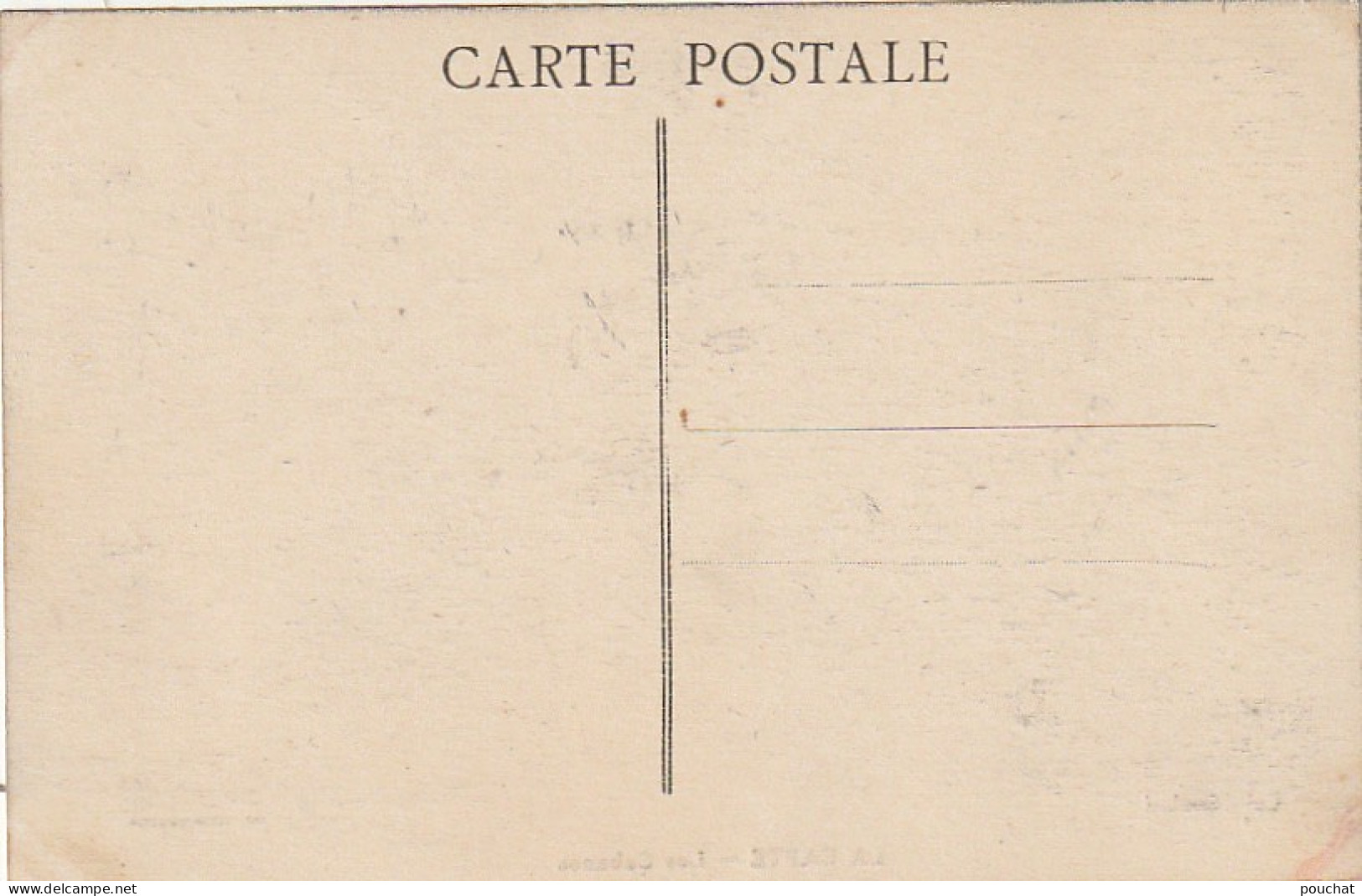 KO 22-(83) LA CAPTE - LES CABANES - 2 SCANS - Autres & Non Classés