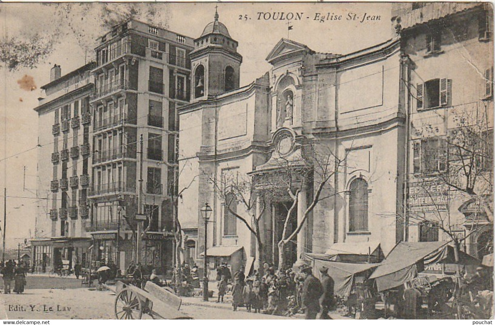 KO 23-(83) TOULON -  EGLISE SAINT JEAN - ANIMATION - 2 SCANS - Toulon