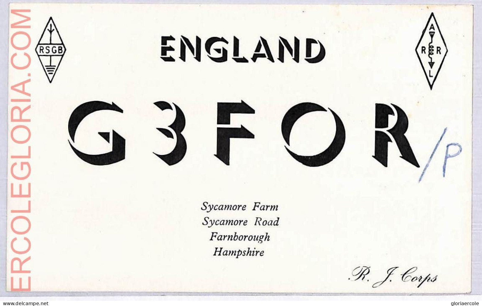 Ad9111 - GREAT BRITAIN - RADIO FREQUENCY CARD - 1950 - Radio