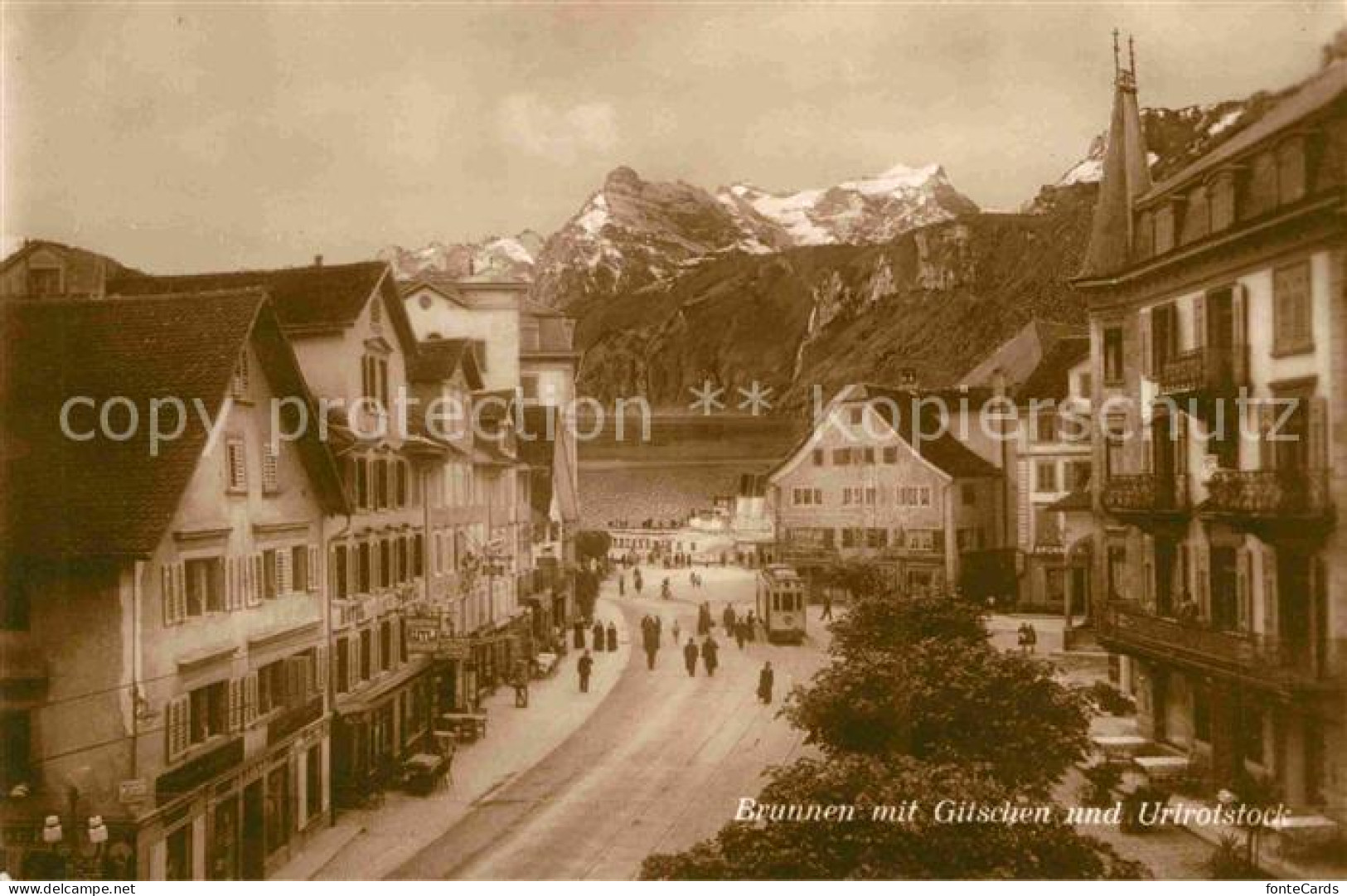 12612892 Brunnen SZ Gitschen Und Urirotstock Brunnen - Autres & Non Classés