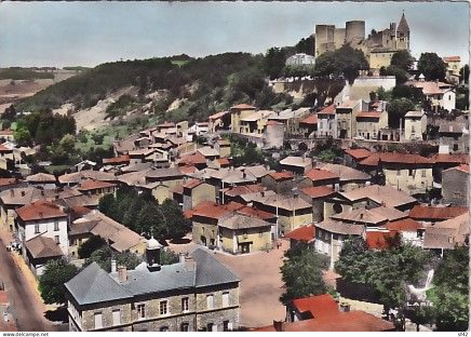 EN AVION AU DESSUS DE....    CHATILLON D AZERGUES           Vue Générale   7 - Sonstige & Ohne Zuordnung