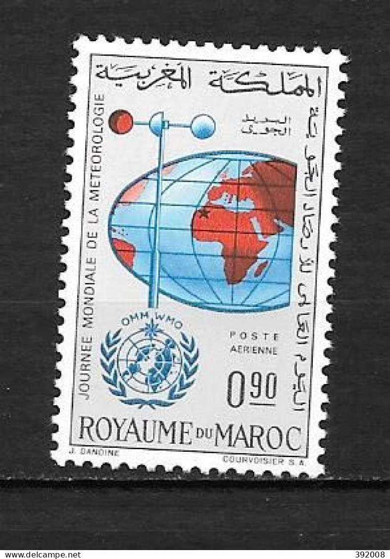 PA - 1964 - N° 111* MH - Journée Mondiale De La Météorologie - Morocco (1956-...)