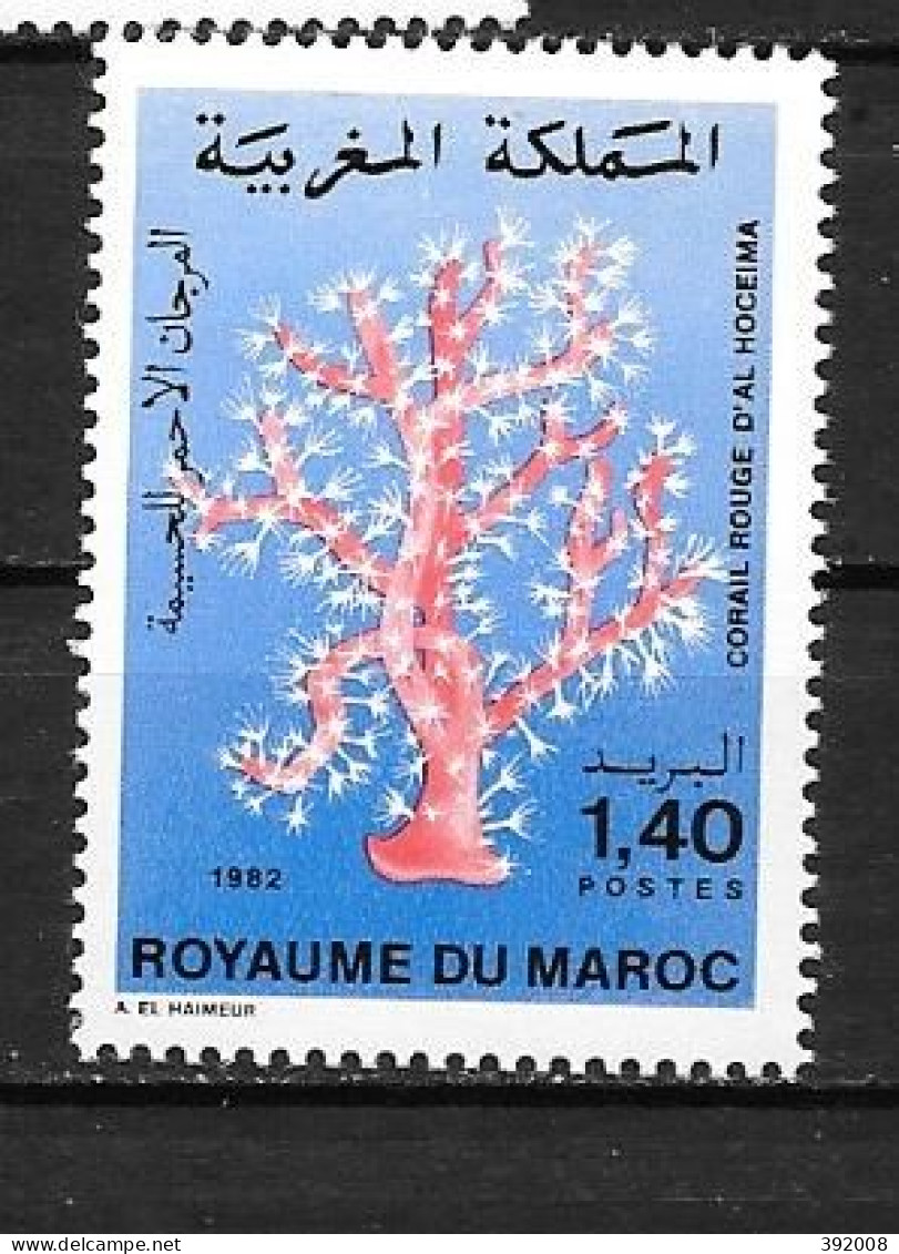 1982 - N° 935** MNH - Faune Marine - Morocco (1956-...)