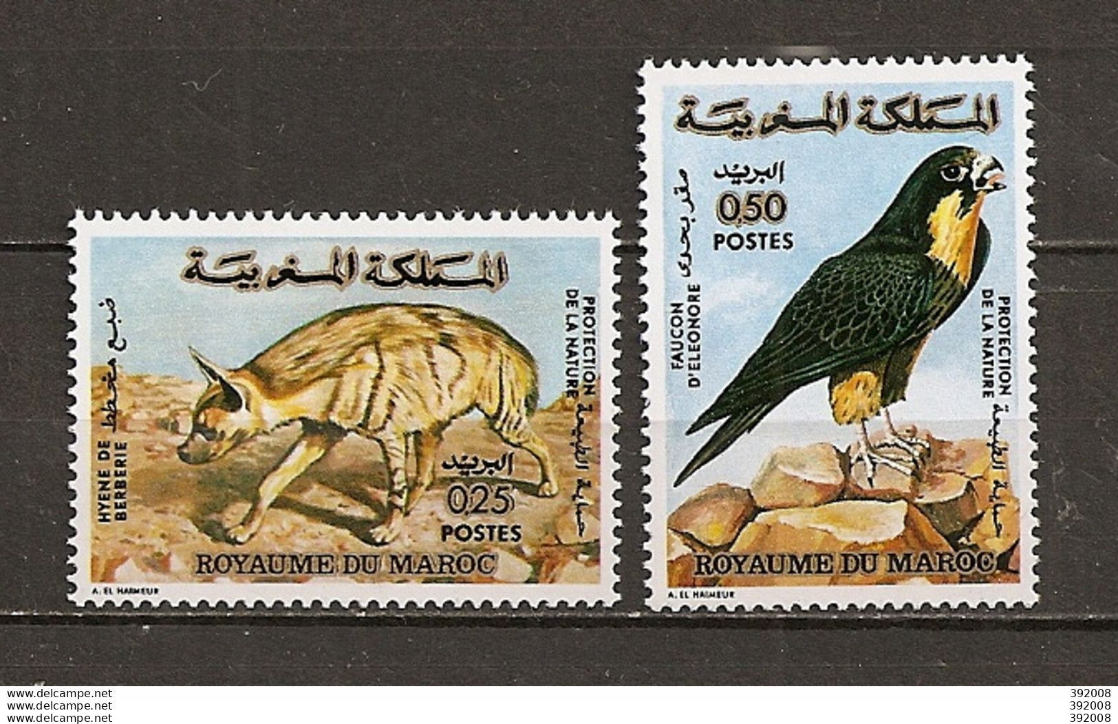 1973 - N° 689 à 690** MNH - Protection De La Nature - Marruecos (1956-...)