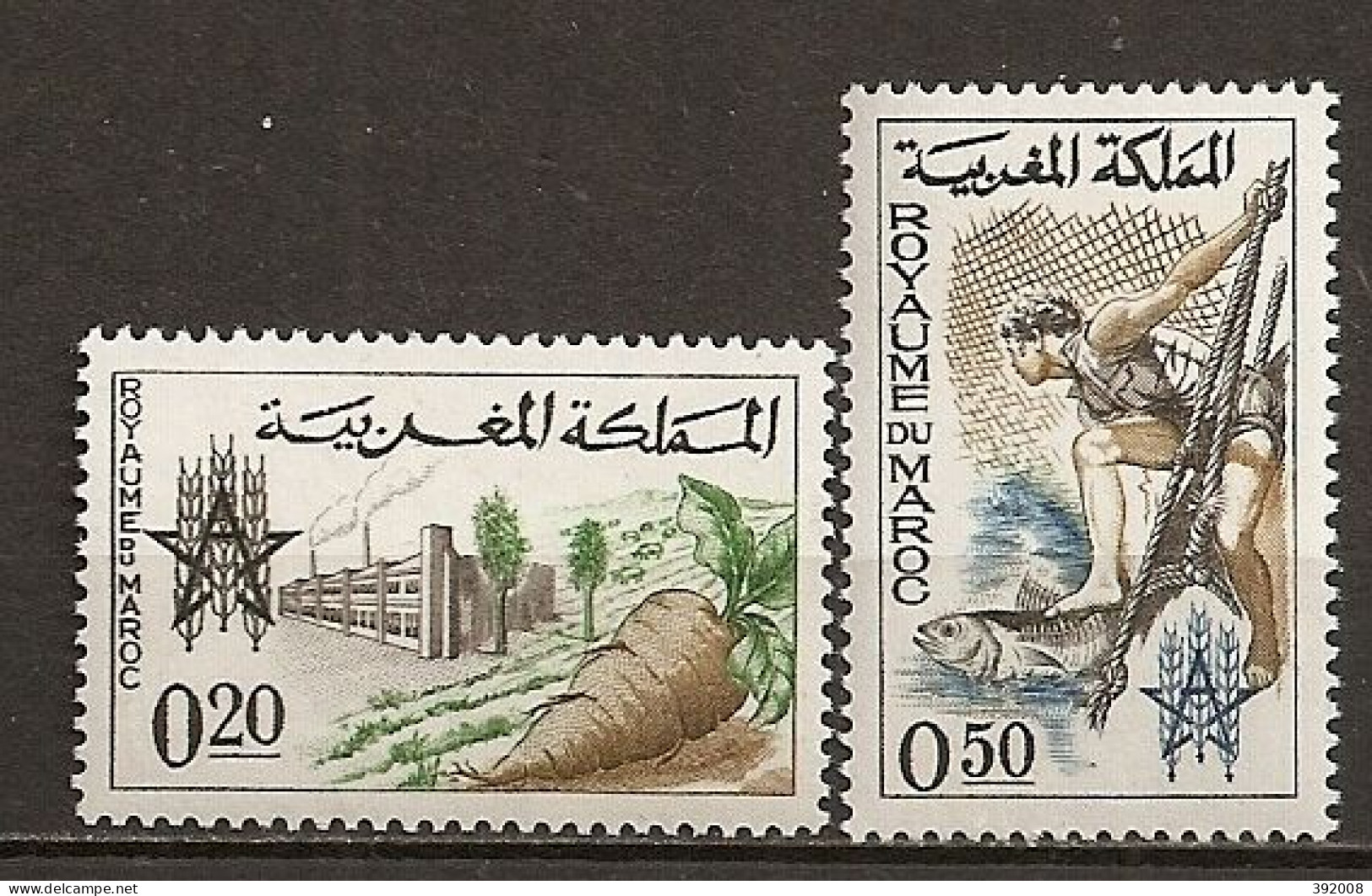 1963 - N° 459 à 460** MNH - Campagne Mondiale Contre La Faim - Maroc (1956-...)