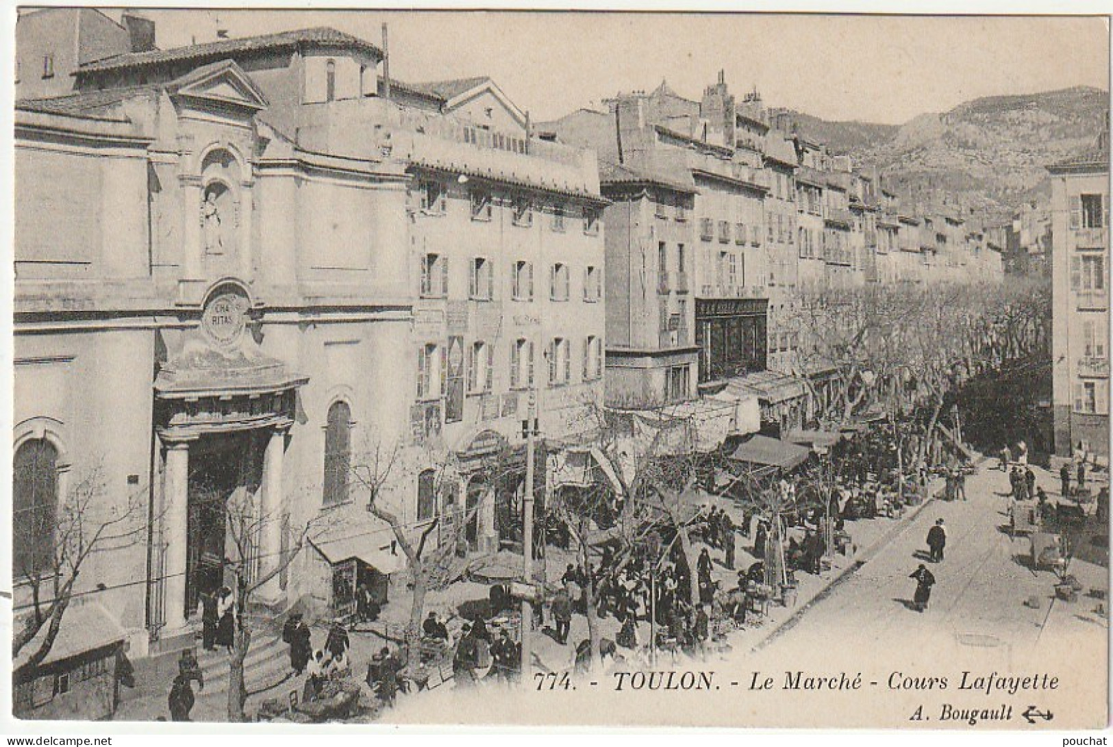 KO 23-(83) TOULON - LE MARCHE - COURS LAFAYETTE  - 2 SCANS - Toulon