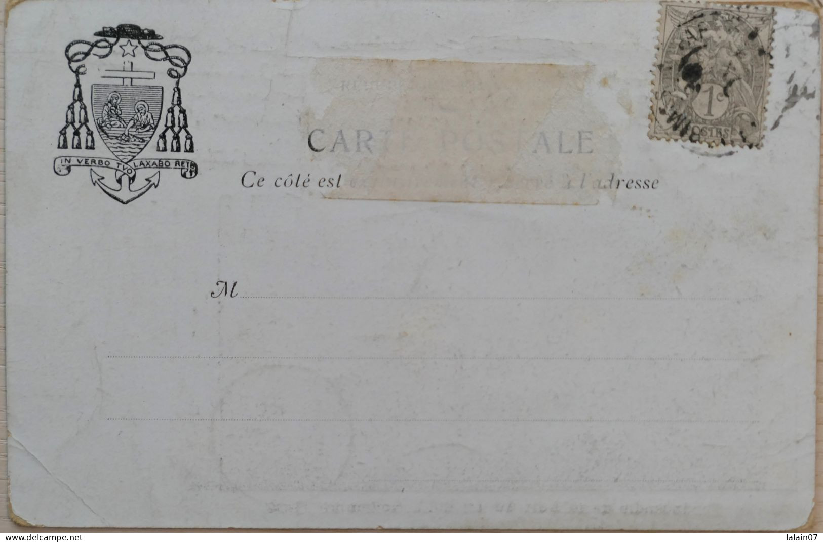 C. P. A. : SAINT-PIERRE Et MIQUELON : Incendie De La Nuit Du 1er Au 2 Novembre 1902, Timbre - Saint Pierre And Miquelon