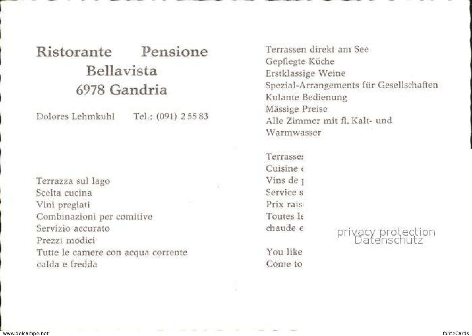 12612132 Gandria TI Pension Bellavista Gandria - Andere & Zonder Classificatie