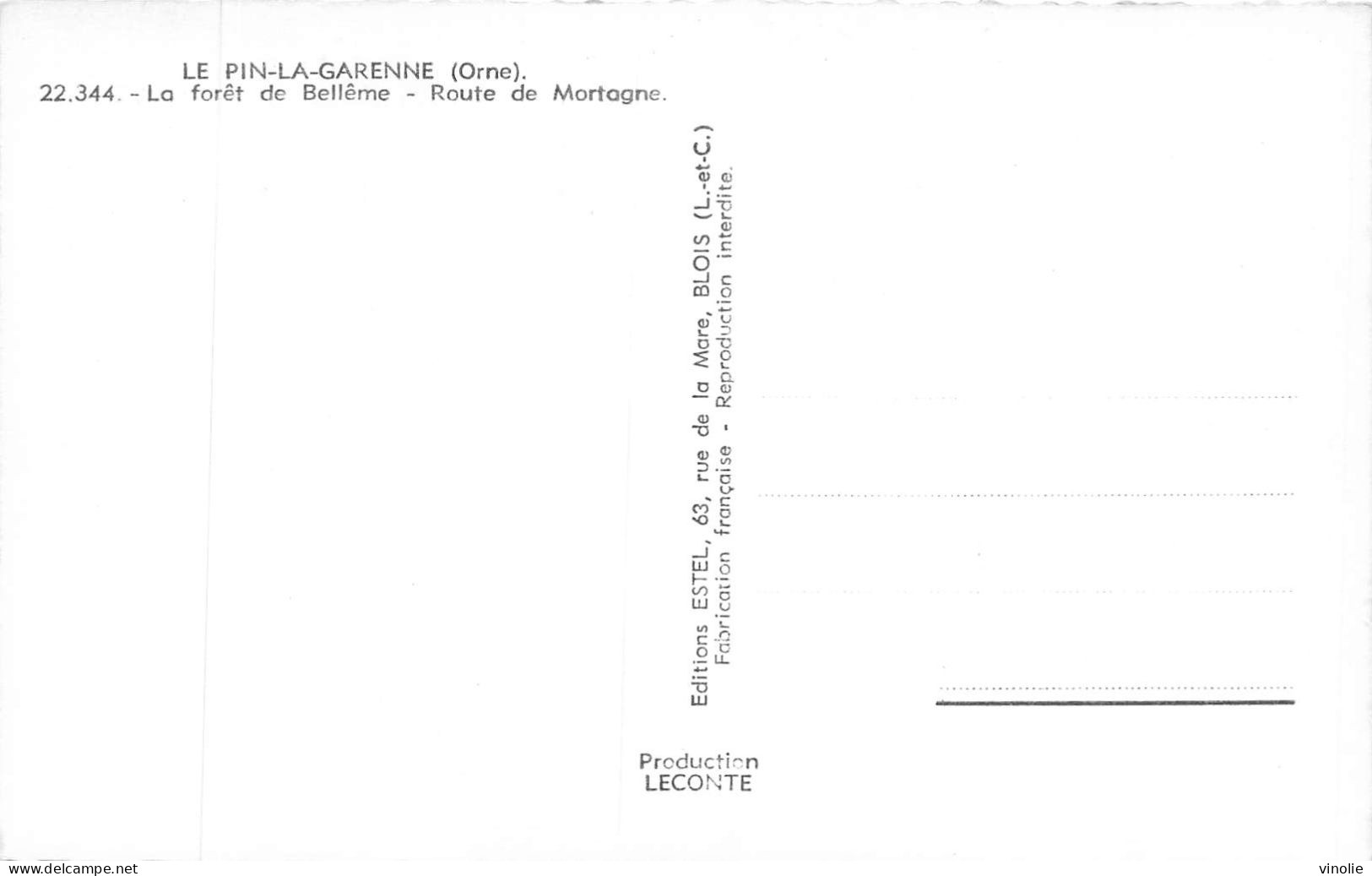 24-5369 : LE PIN-LA-GARENNE. FORET DE BELLEME - Andere & Zonder Classificatie