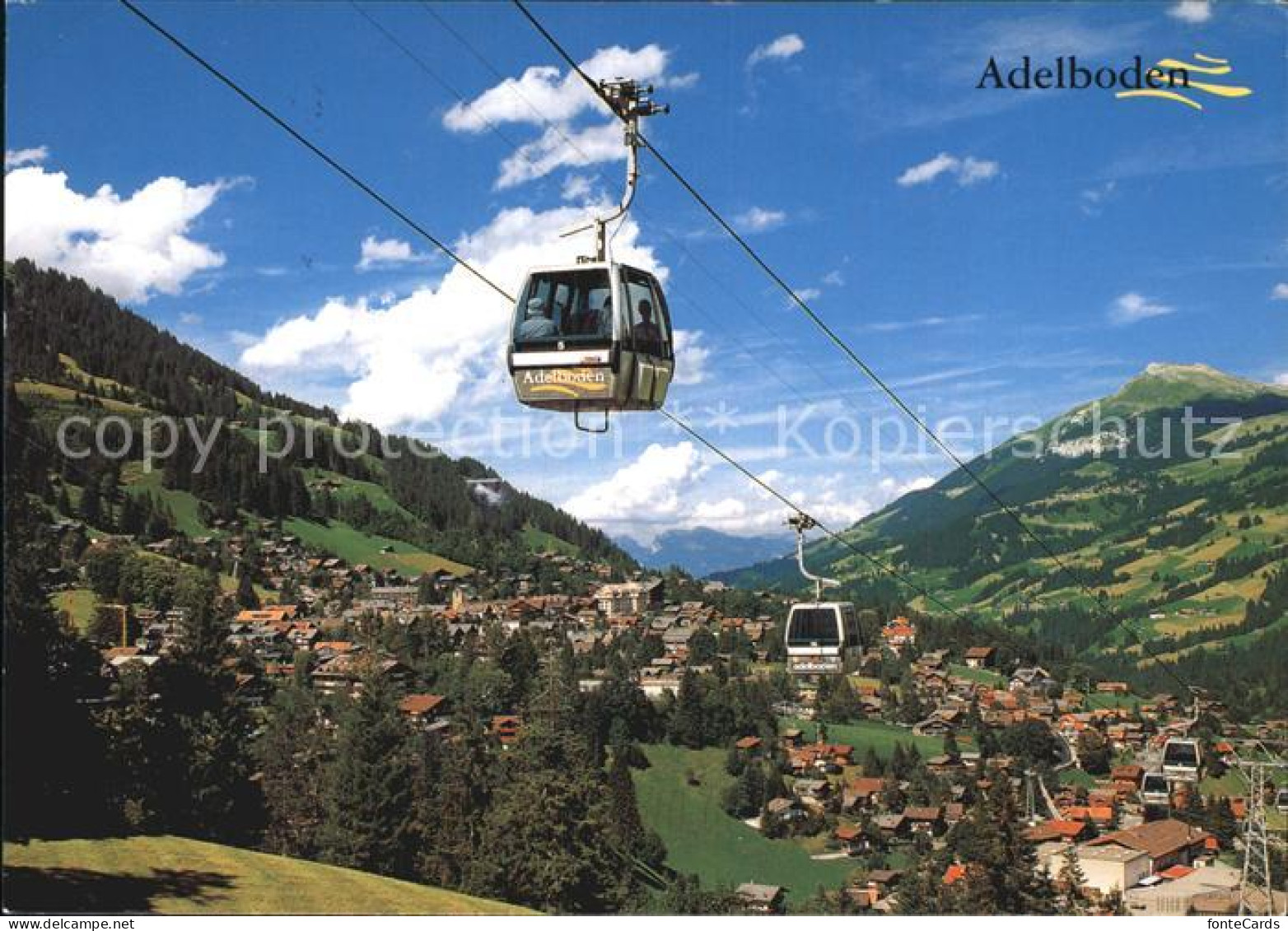 12612081 Adelboden Gondebahn Nach Sillerbuehl Elsighorn Adelboden - Autres & Non Classés