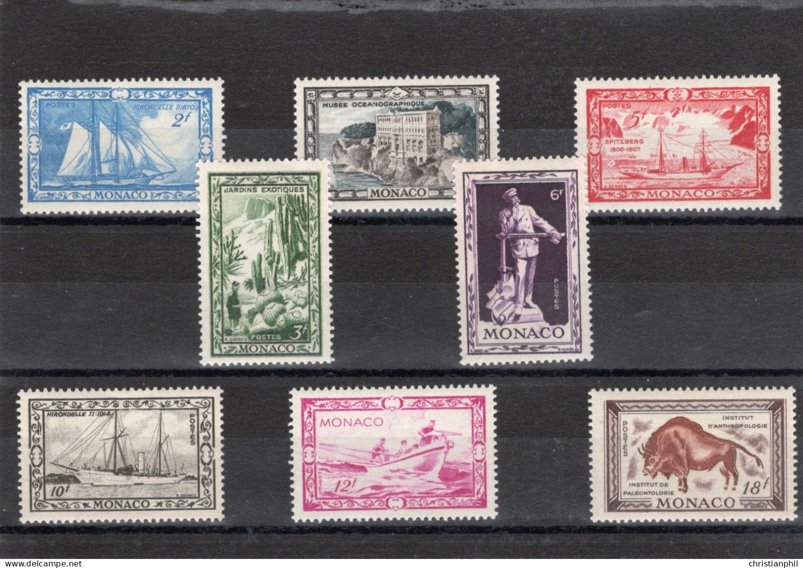 TIMBRES MONACO  . ANNEE 1949   N° 324 à 331. NEUF ** Et * - Unused Stamps