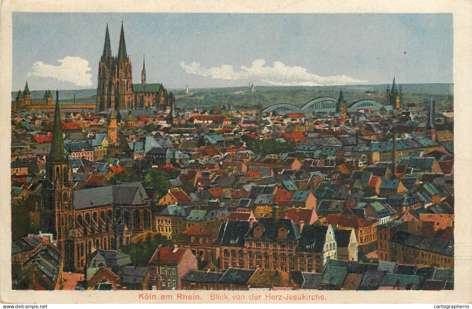 Germany Koln Am Rhein Blick Von Der Herz-Jesukirche - Köln