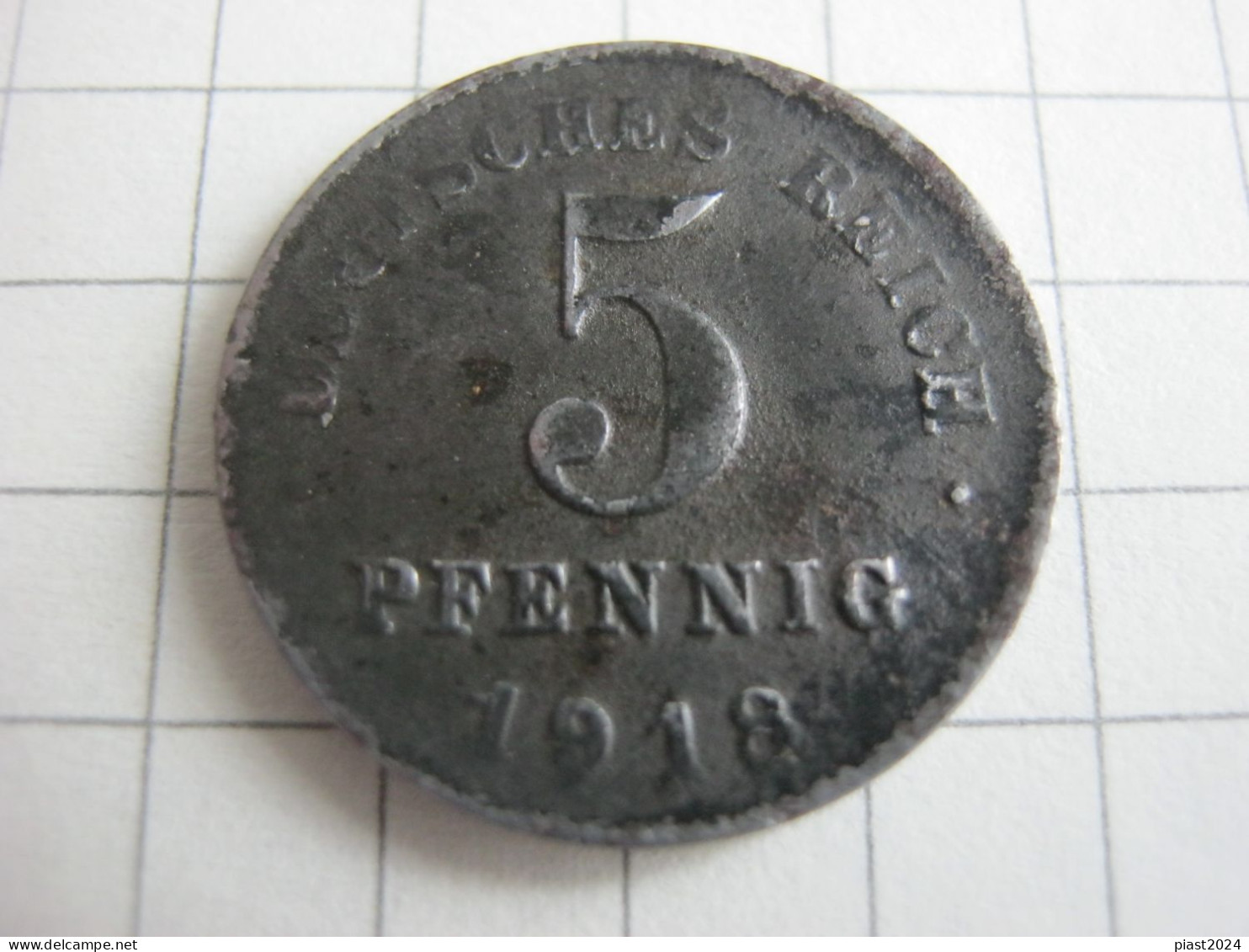 Germany 5 Pfennig 1918 D - 5 Pfennig