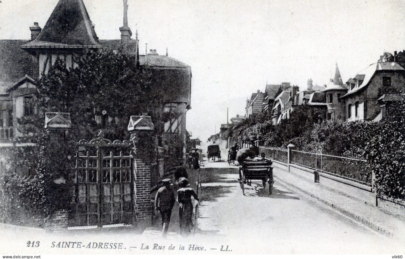 76   SAINTE ADRESSE  LA RUE DE  LA HEVE - Sainte Adresse