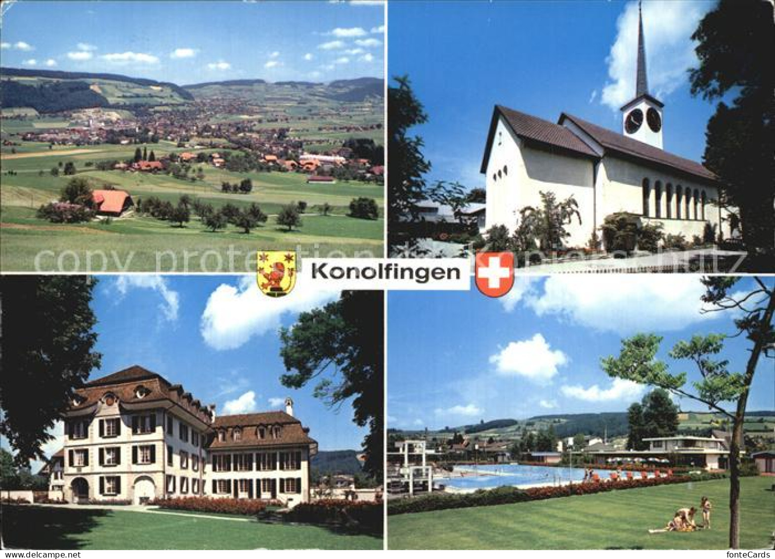 12609612 Konolfingen BE Schloss-Huenigen Schwimmbad Konolfingen - Other & Unclassified