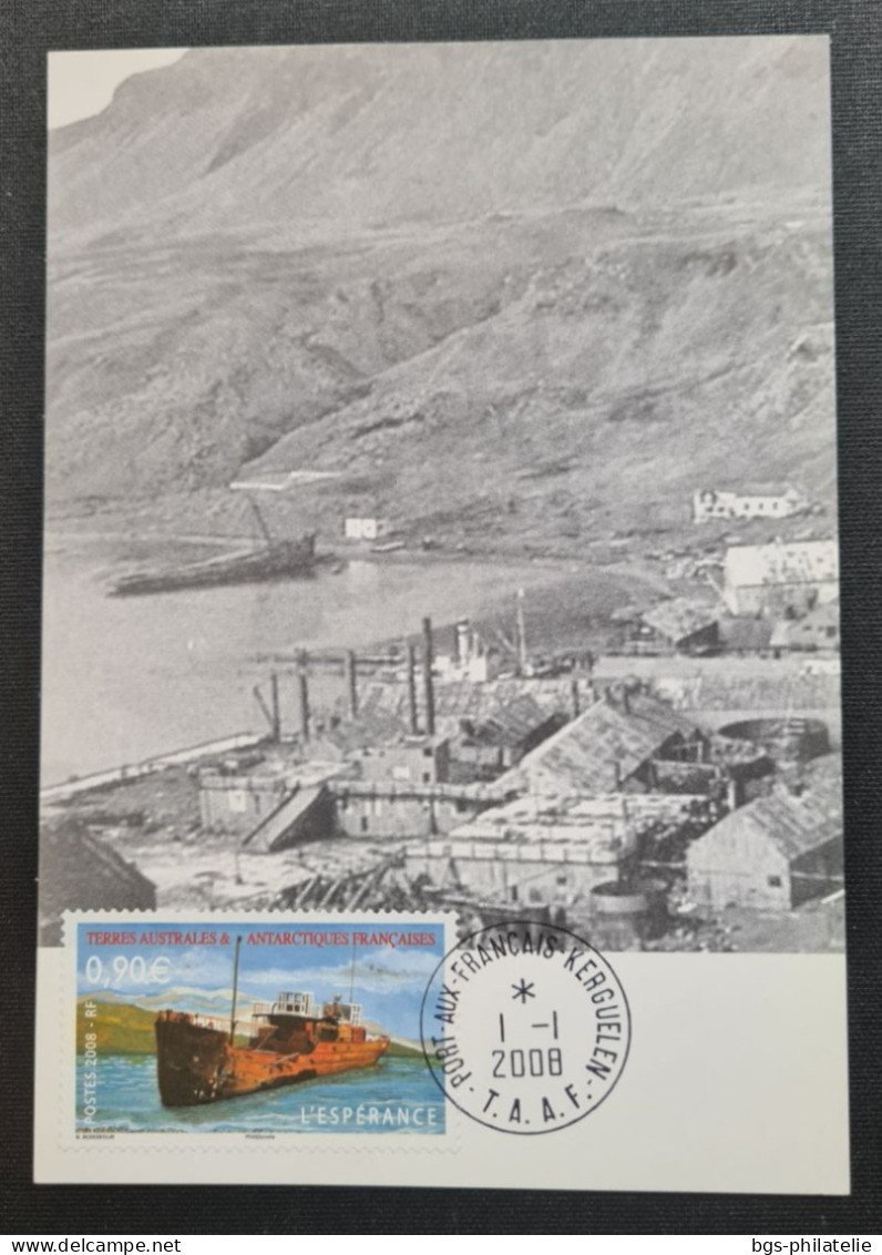 TAAF, Timbre Numéro 503 Oblitéré De Kerguelen Le 1/1/2008. - Storia Postale