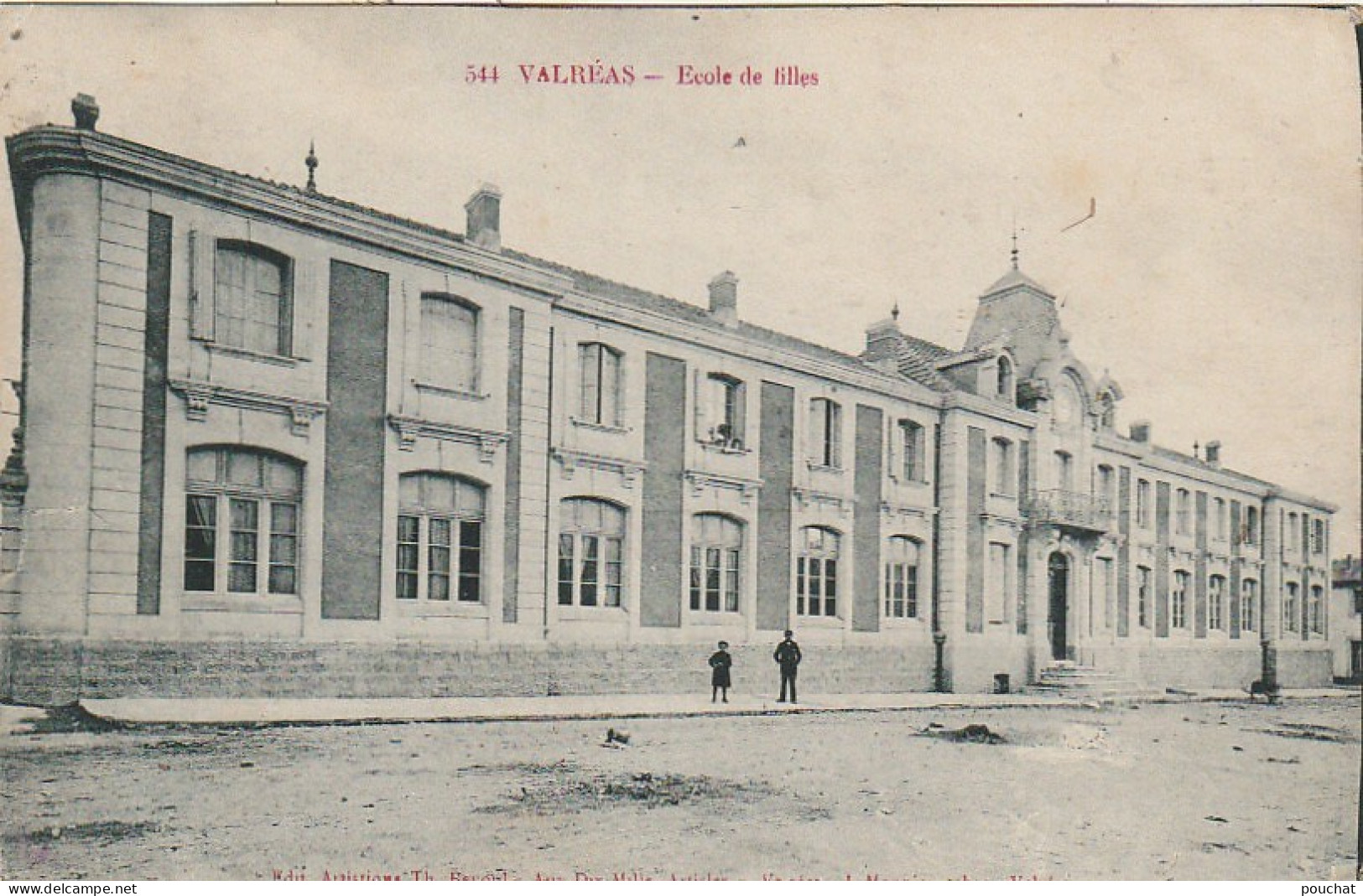 LE 2-(84) VALREAS - ECOLE DE FILLES   - 2 SCANS  - Valreas