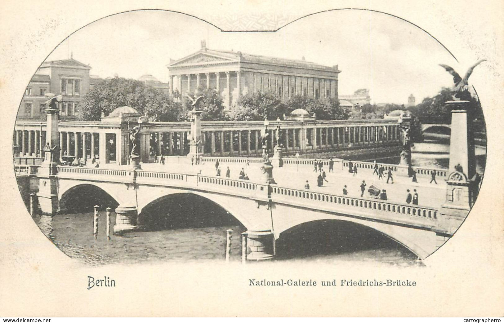 Germany Berlin Friedrichsbrucke Und Nationalgalerie - Otros & Sin Clasificación