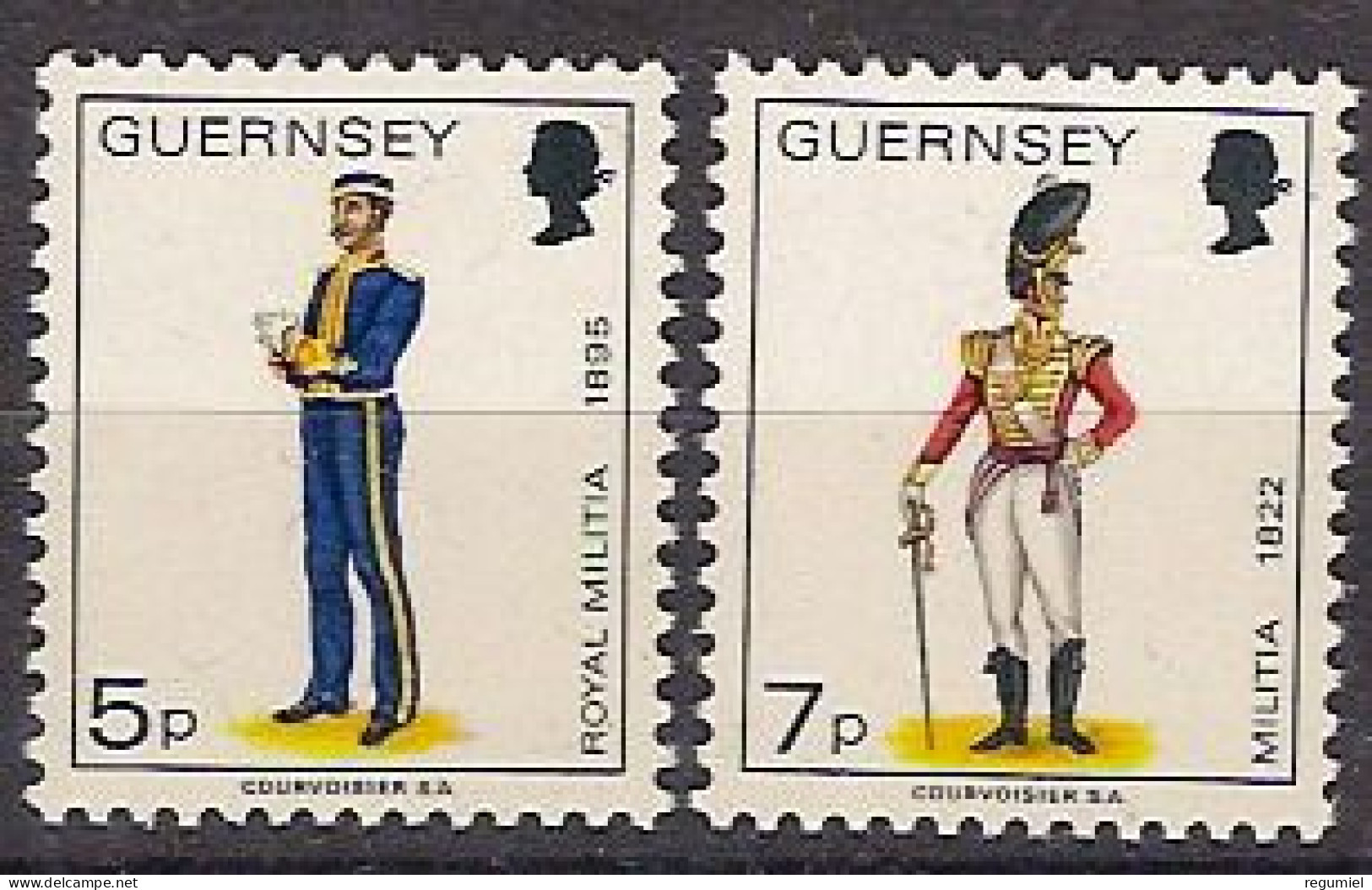 Guernsey 130/131 ** MNH. 1976 - Guernsey