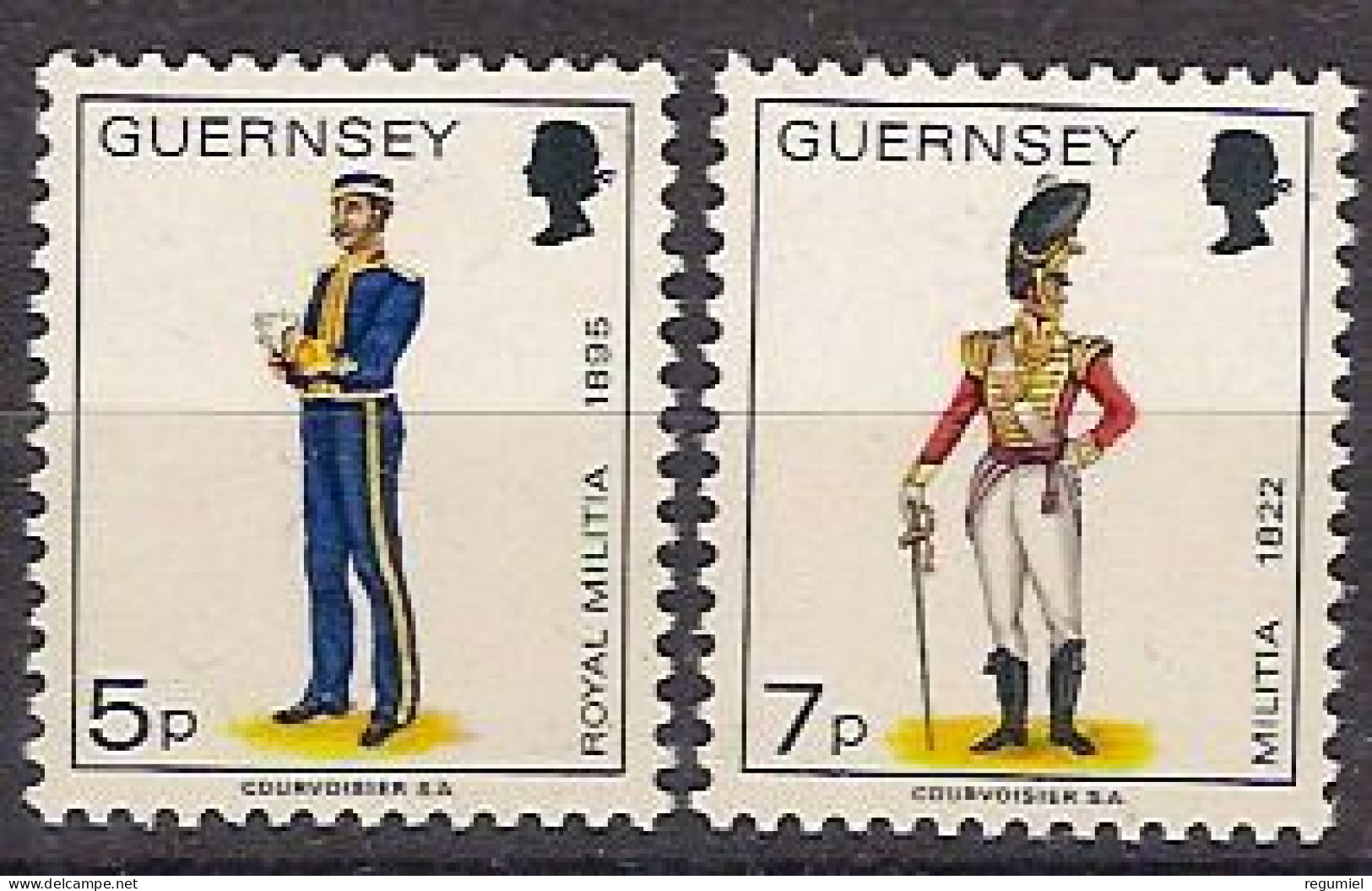 Guernsey 130/131 ** MNH. 1976 - Guernesey