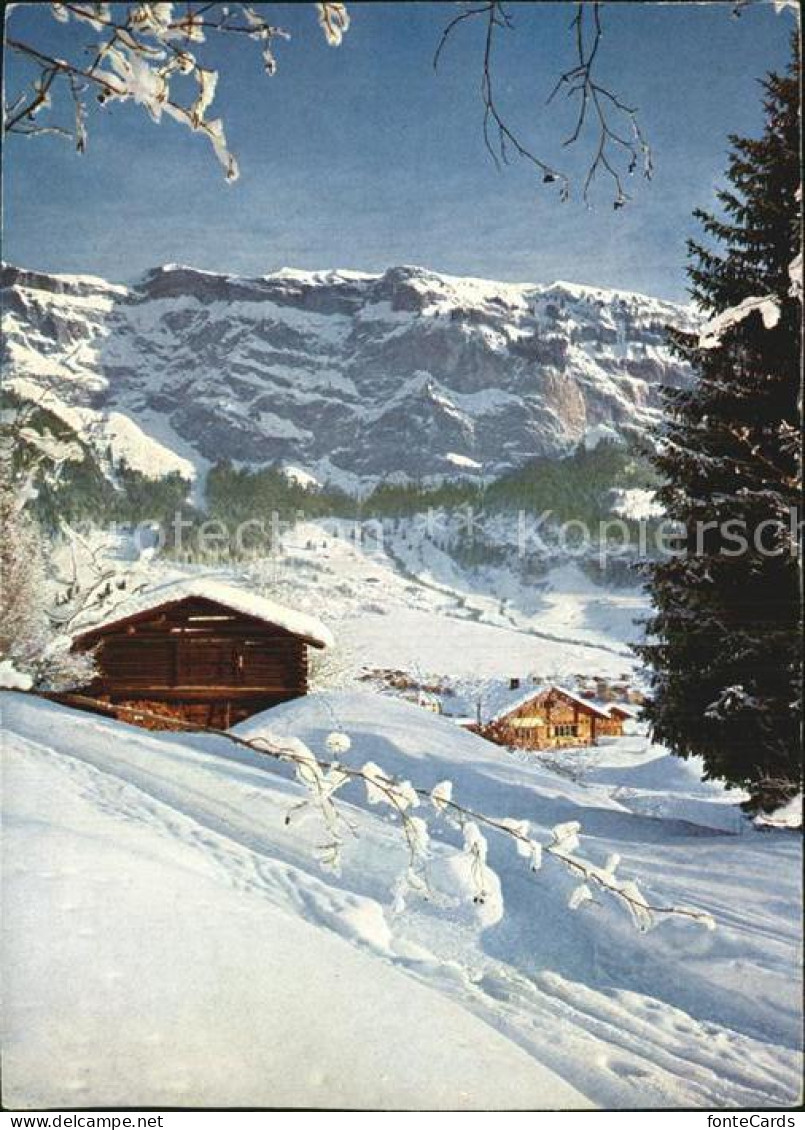 12608552 Flims Waldhaus Flims Mit Flimser Stein Berghuette Flims Waldhaus - Autres & Non Classés