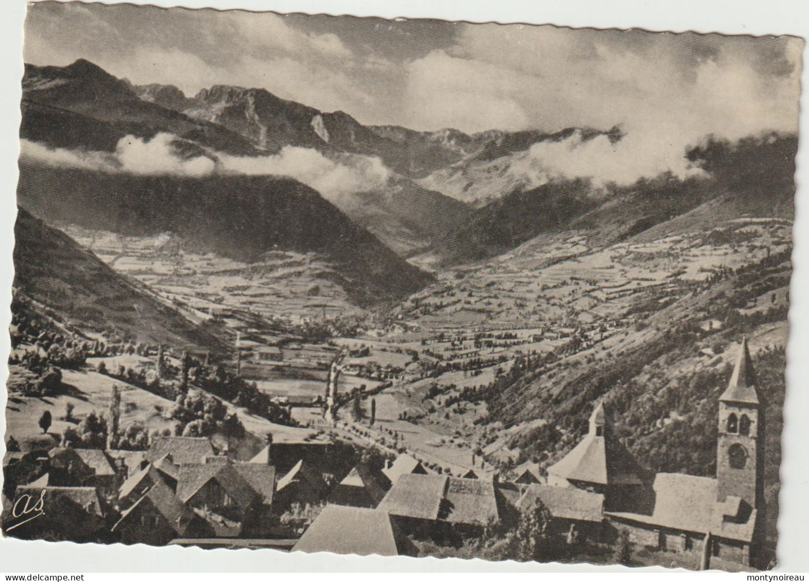 Espagne : Valle  De  Aran , Liano De Meio Aran Y Viella Desde  Vilach - Sonstige & Ohne Zuordnung