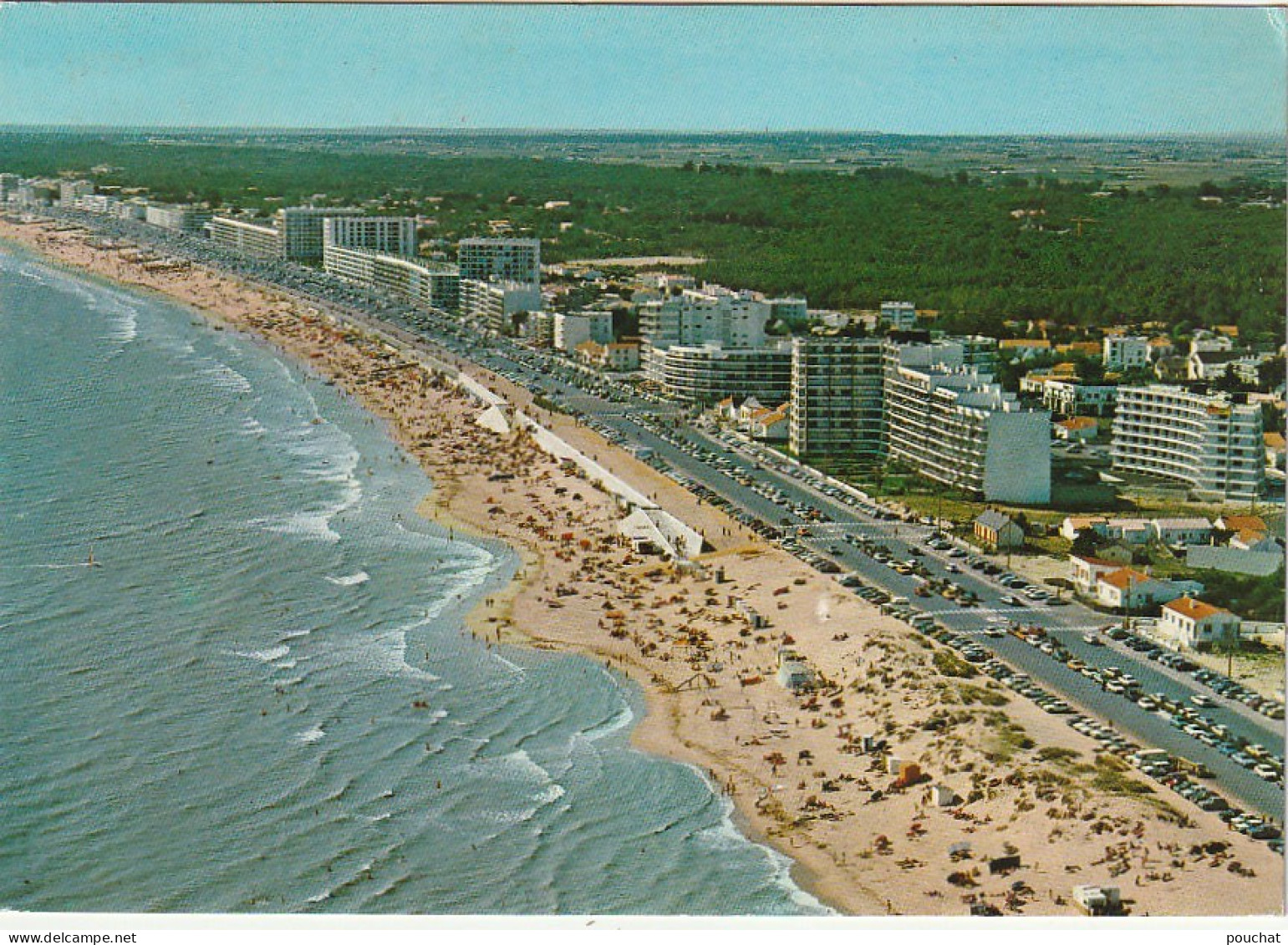 LE 3-(85) SAINT JEAN DE MONTS - LA PLAGE DES DEMOISELLES - VUE AERIENNE - CARTE COULEURS - 2 SCANS - Saint Jean De Monts