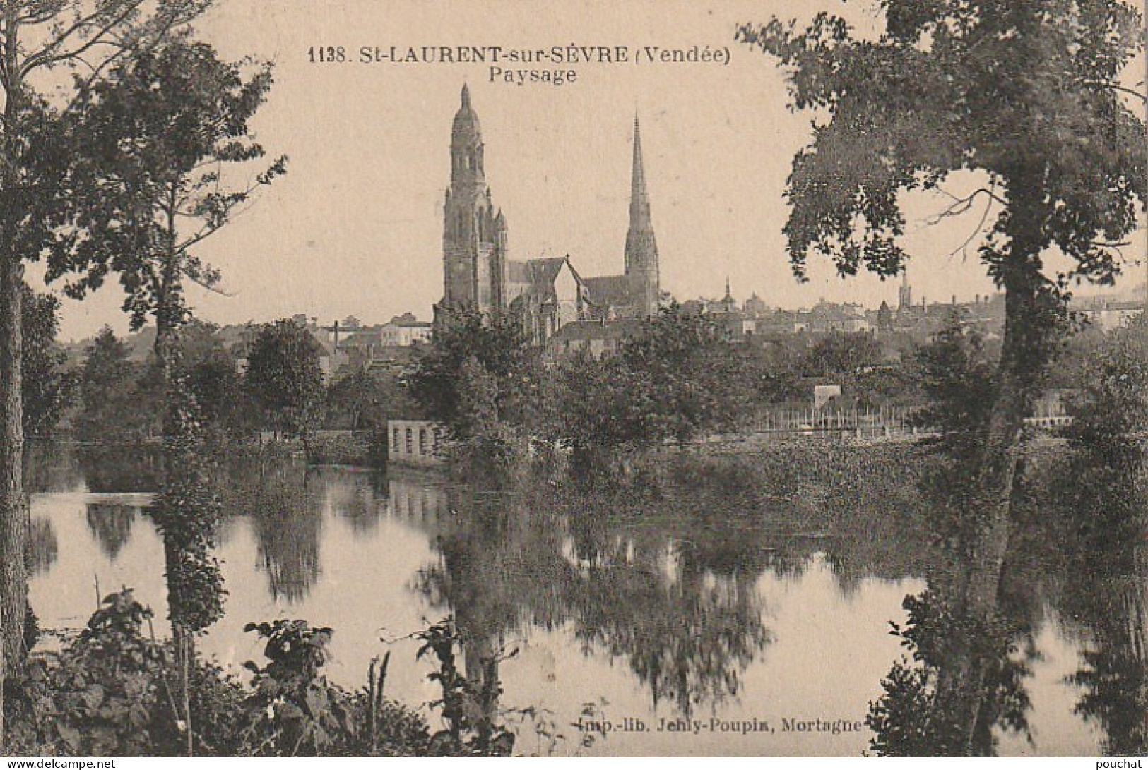 LE 4-(85) SAINT LAURENT SUR SEVRE - PAYSAGE - 2 SCANS  - Autres & Non Classés