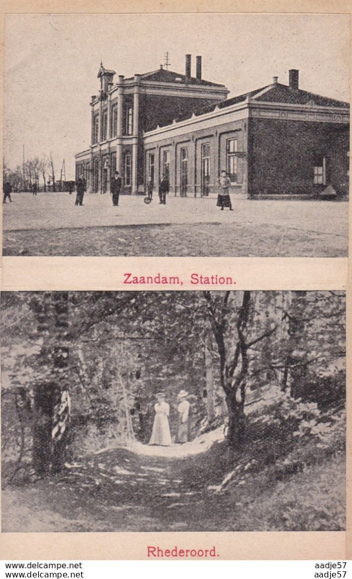 Zaandam Station Zelfgemaakte Kaart - Stations - Zonder Treinen