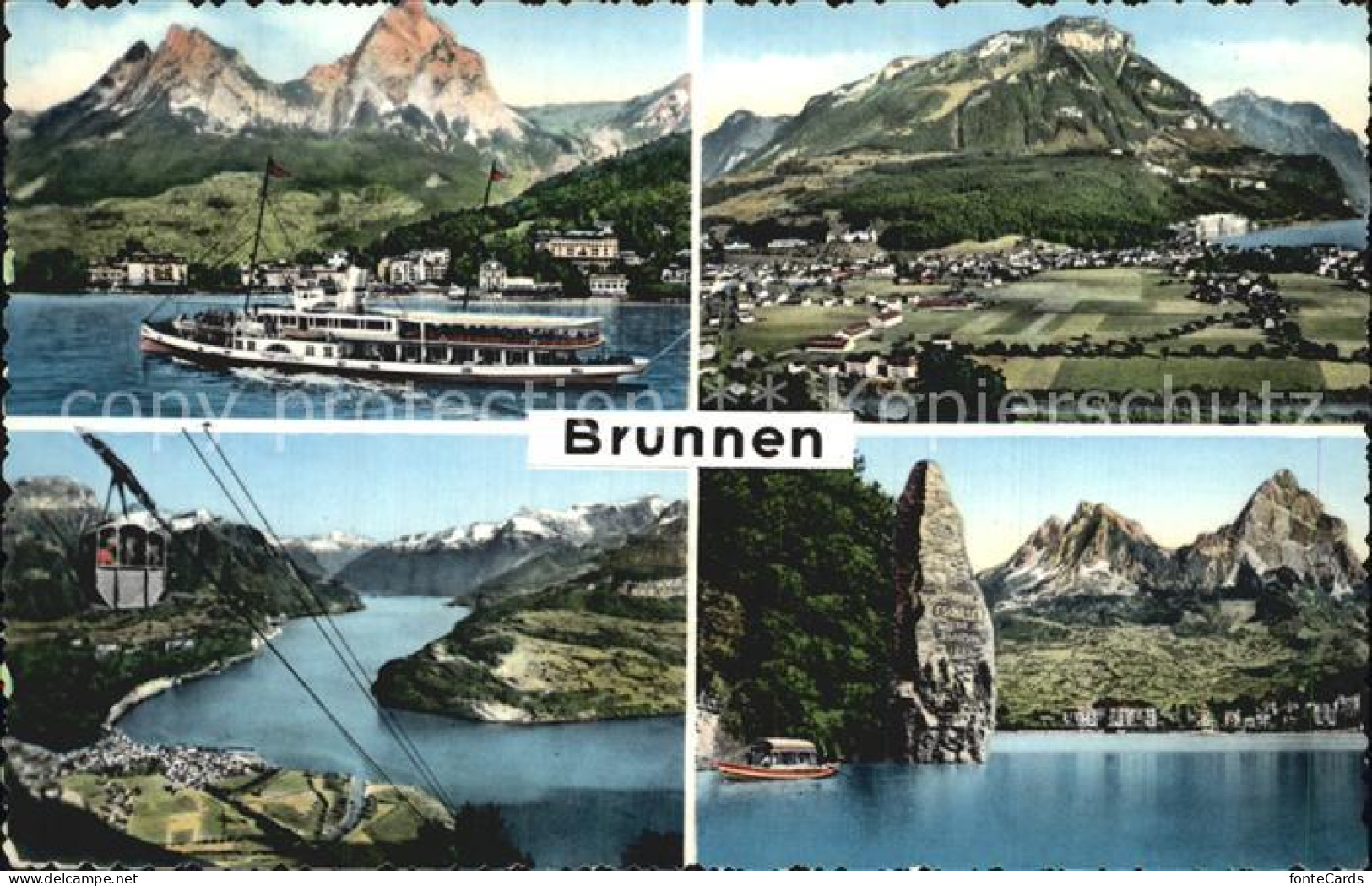 12606440 Brunnen SZ Dampfer Seilbahn  Brunnen - Other & Unclassified