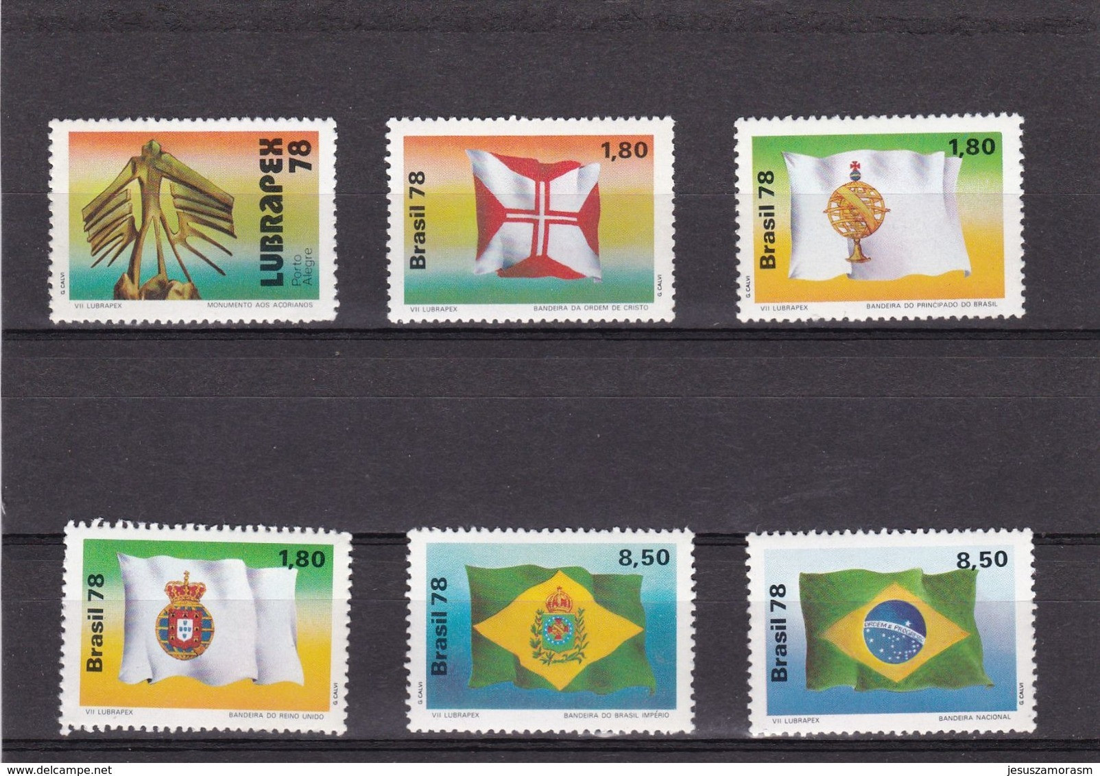 Brasil Nº 1330 Al 1334 - Unused Stamps