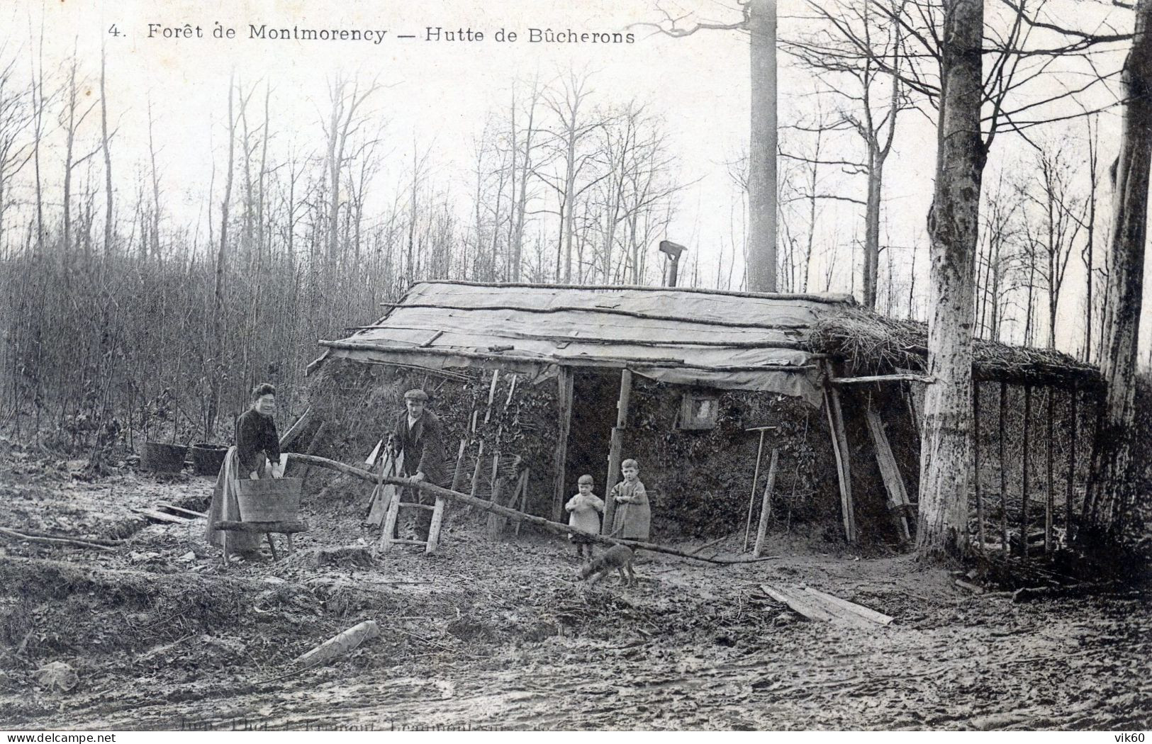 95  FORET DE MONTMORENCY HUTTE DE BUCHERONS - Montmorency