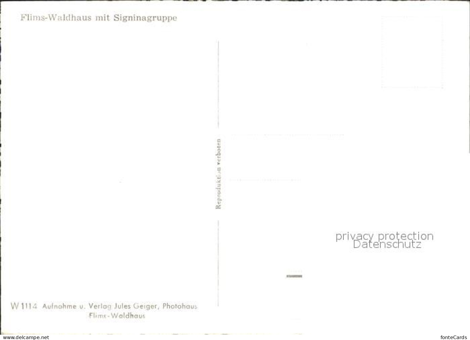 12606234 Flims Dorf Signinagruppe Flims Dorf - Autres & Non Classés