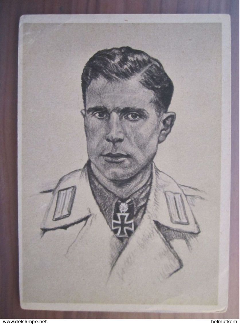 Ritterkreuzträger - Hugo Primozic - Zeichnung Prof. O. Graf München - 1939-45